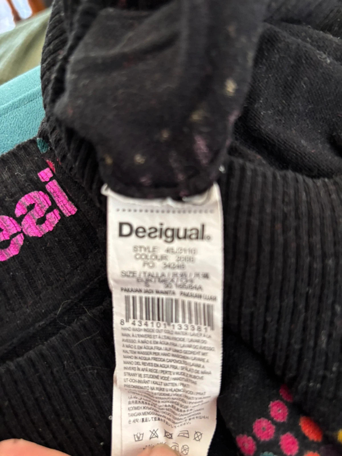 Pull maille imprimé multicolore – Desigual – taille S / 36 / 8 5