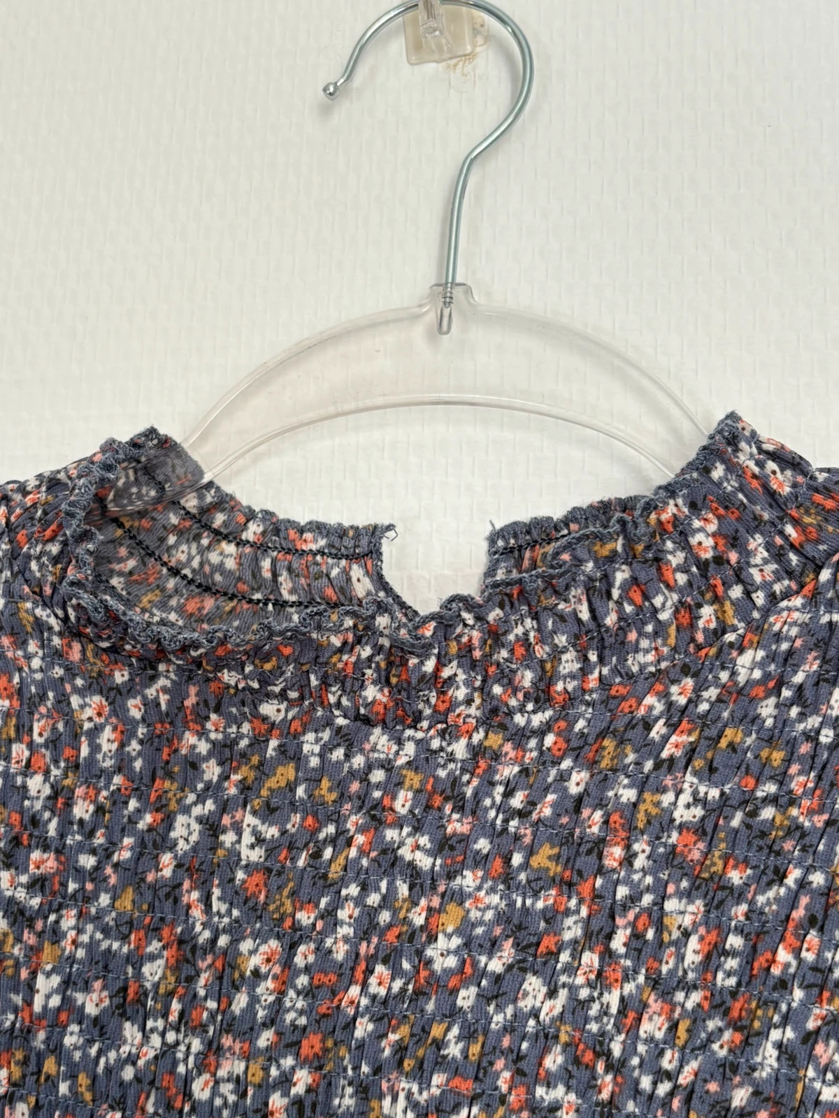 Blouse fleurie romantique à col montant – Shein – taille XL / 42 / 14 3