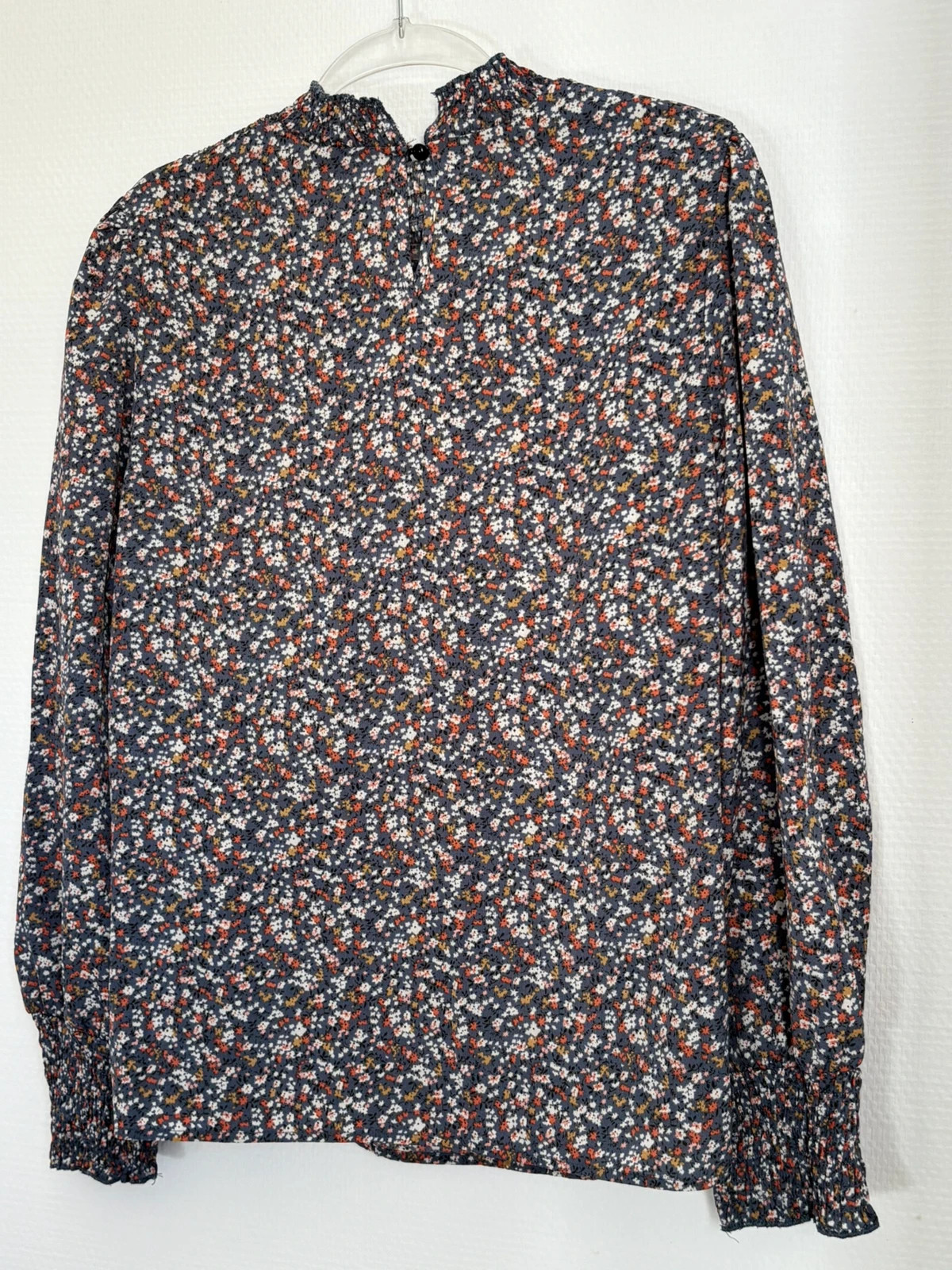 Blouse fleurie romantique à col montant – Shein – taille XL / 42 / 14 2