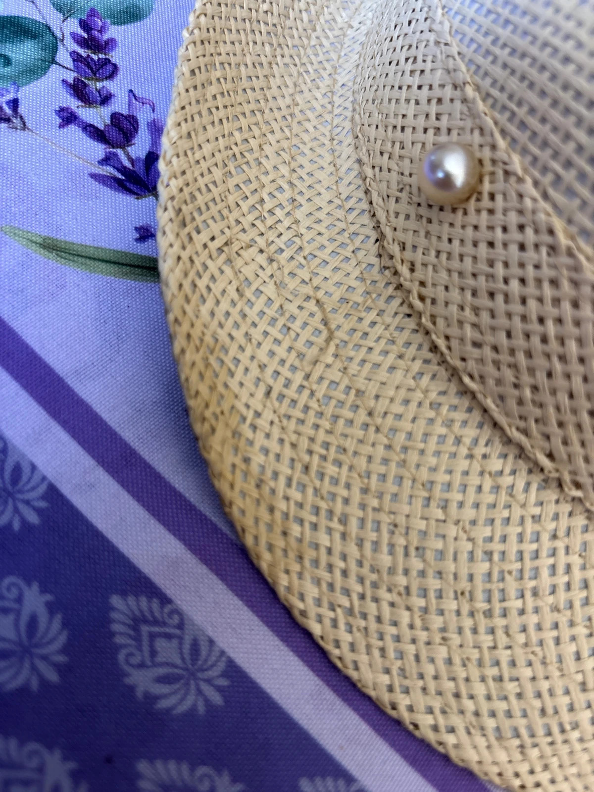 Chapeau beige à perles – Luc-Ce – taille Taille unique 3