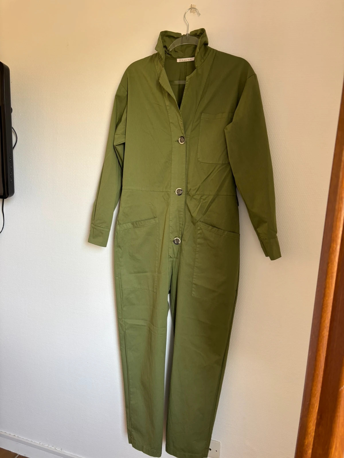 Combinaison kaki stylé – la reine tricote – taille M / 38 / 10 4