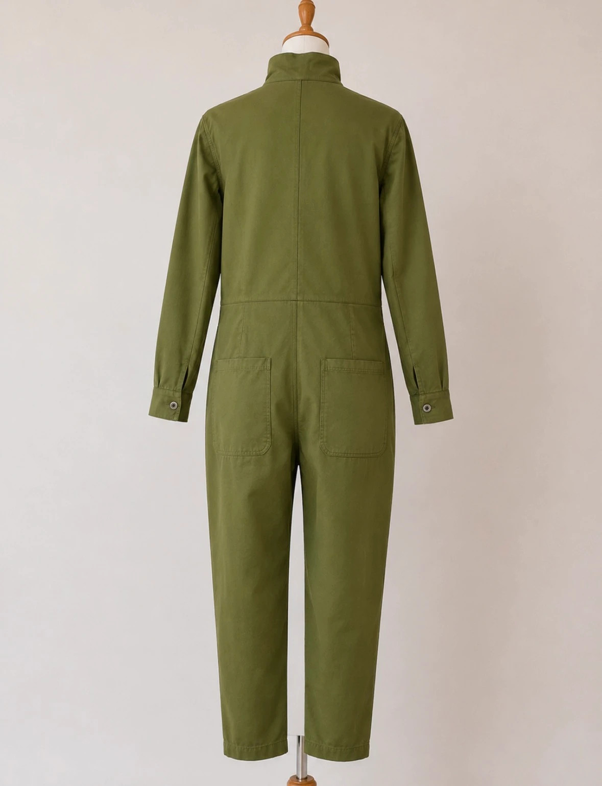 Combinaison kaki stylé – la reine tricote – taille M / 38 / 10 2