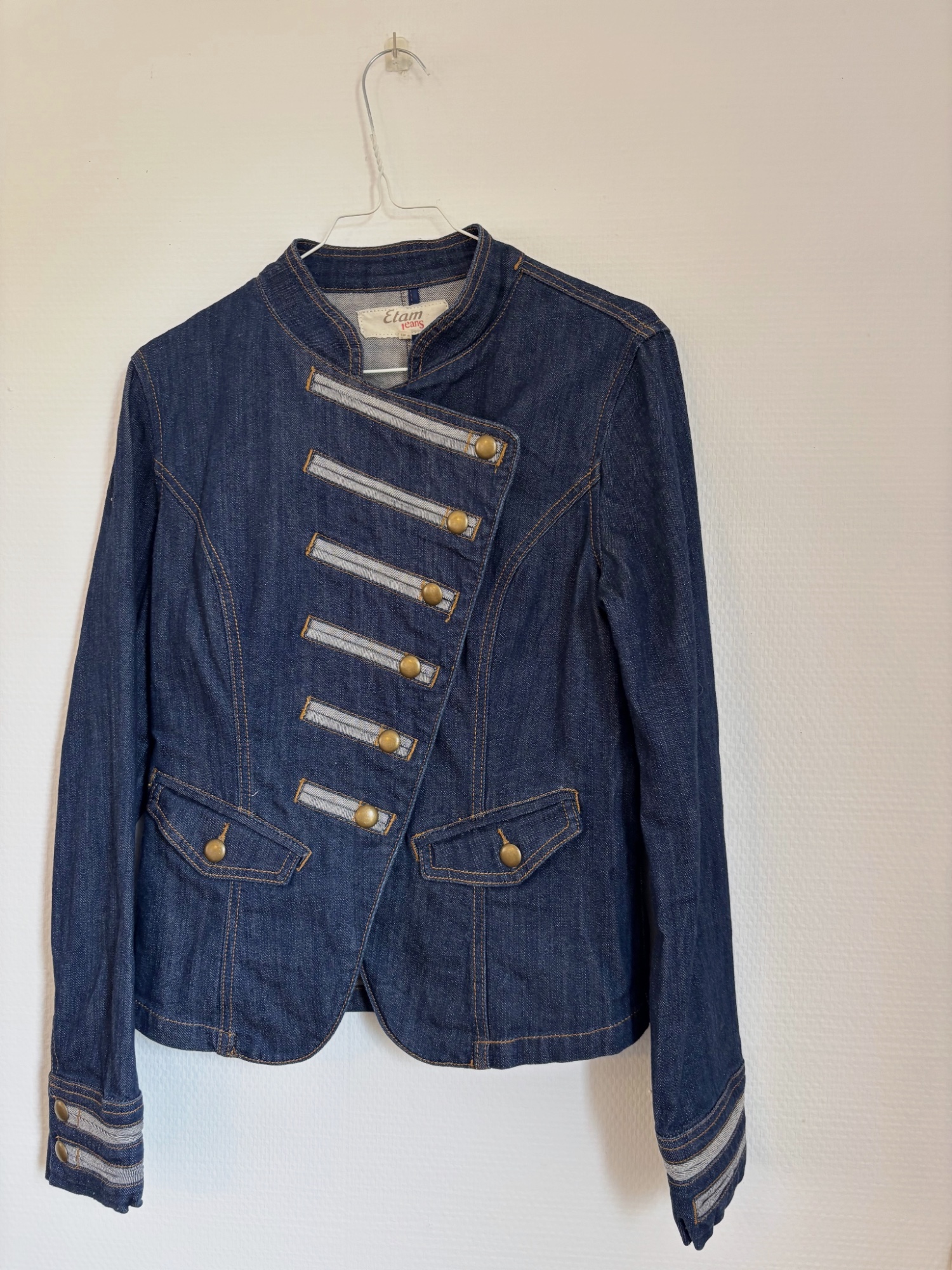 Veste en jean style officier – Etam – taille M