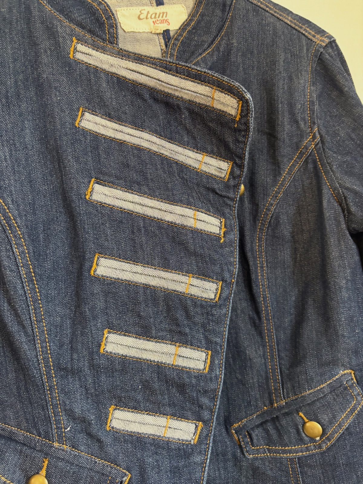 Veste en jean style officier – Etam – taille M 4
