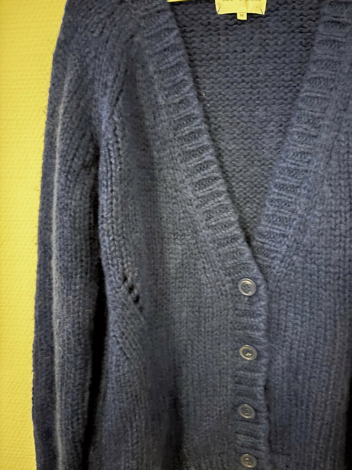 Cardigan Sud Express bleu marine – Sud Express – taille M 2
