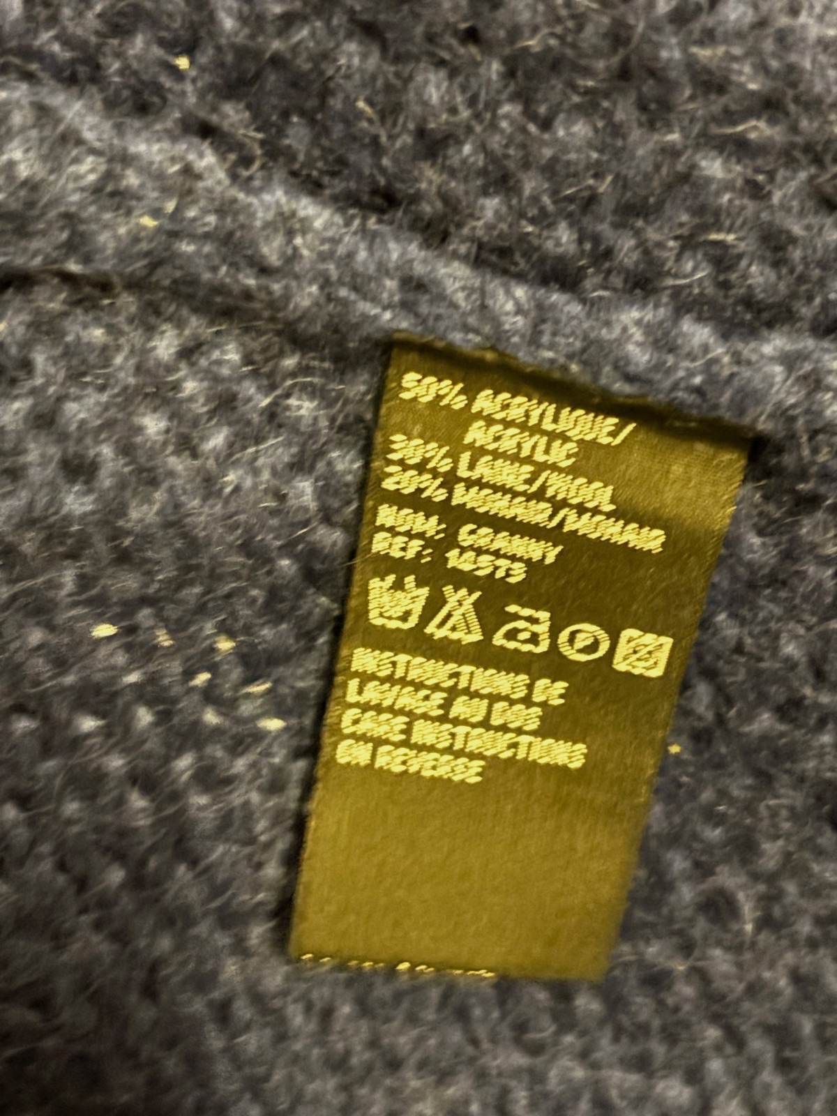 Cardigan Sud Express bleu marine – Sud Express – taille M 5