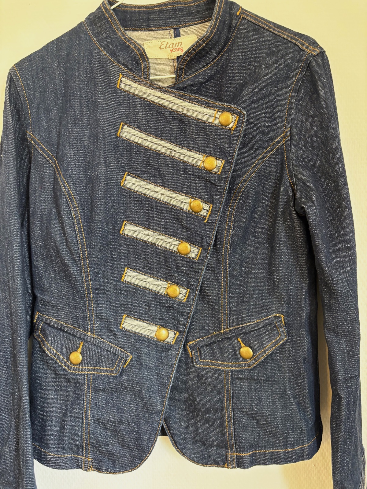 Veste en jean style officier – Etam – taille M 9