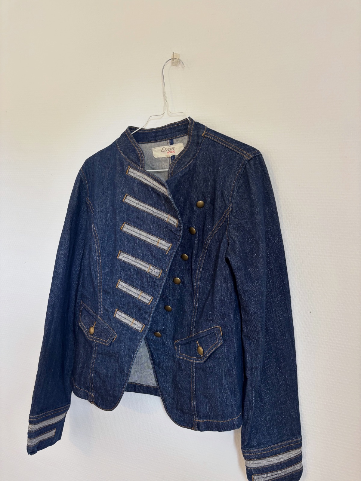 Veste en jean style officier – Etam – taille M 2