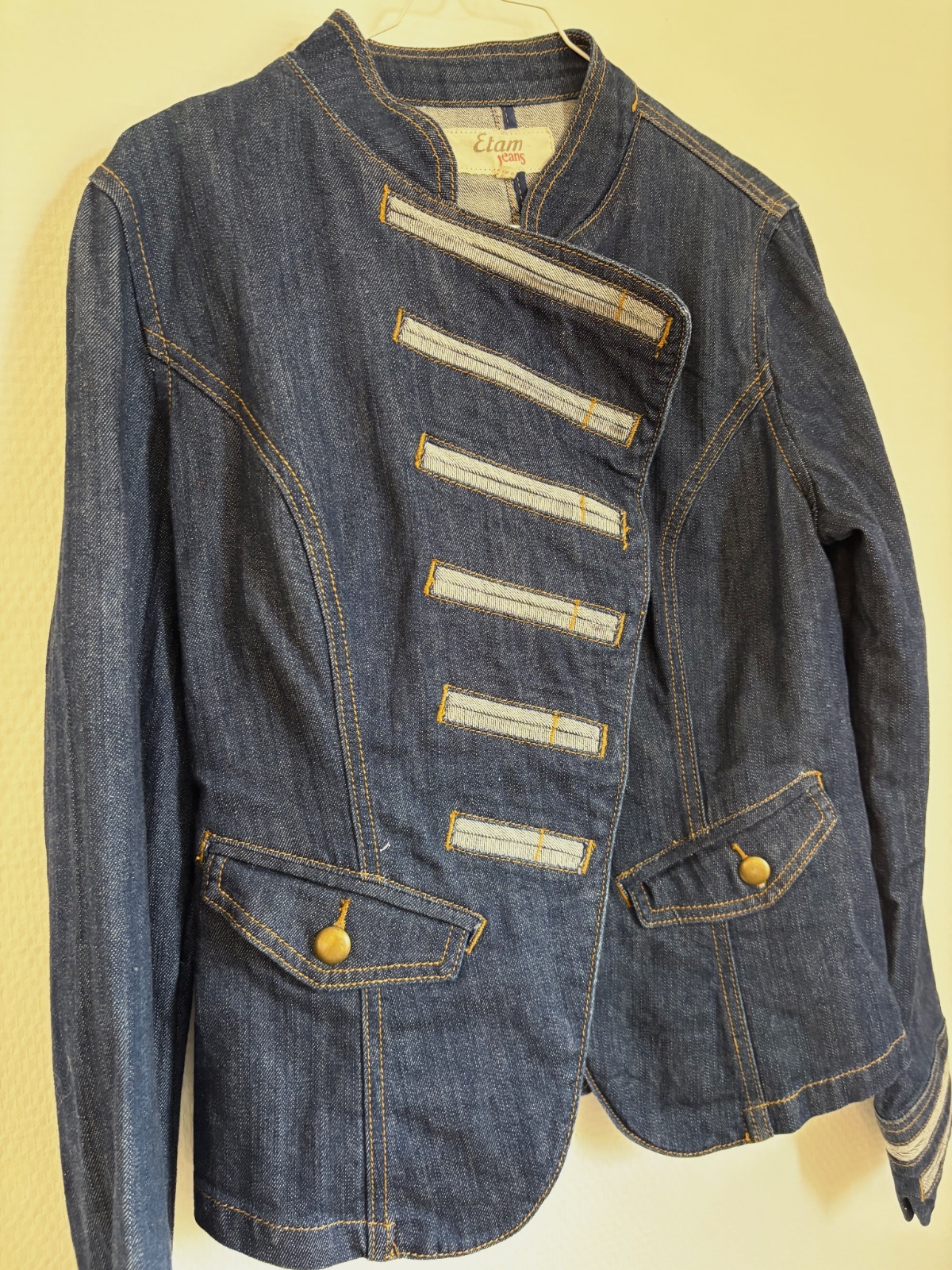 Veste en jean style officier – Etam – taille M 3