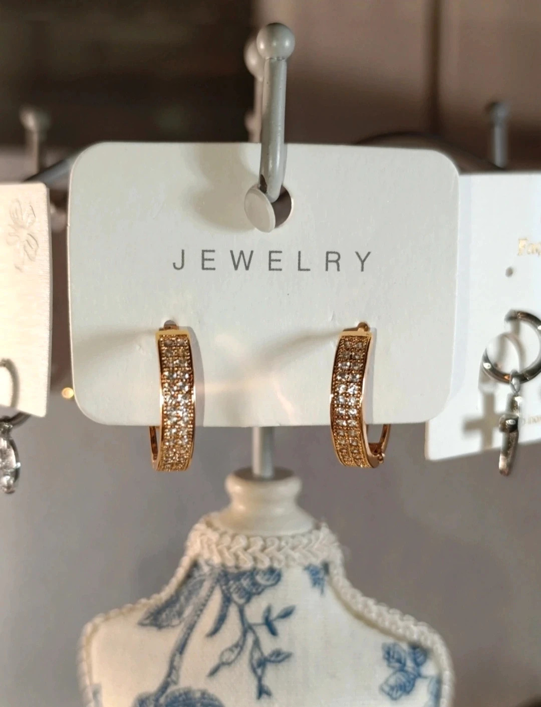 Pendientes oro laminado y circonitas. Jewelry – jewelry 2