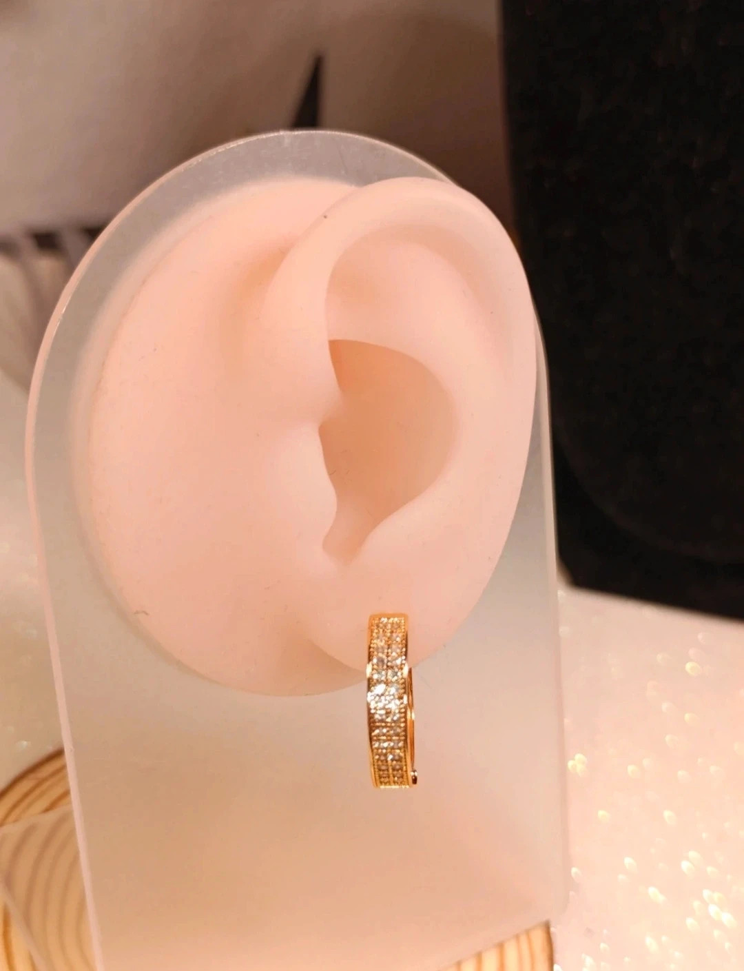 Pendientes oro laminado y circonitas. Jewelry – jewelry 4