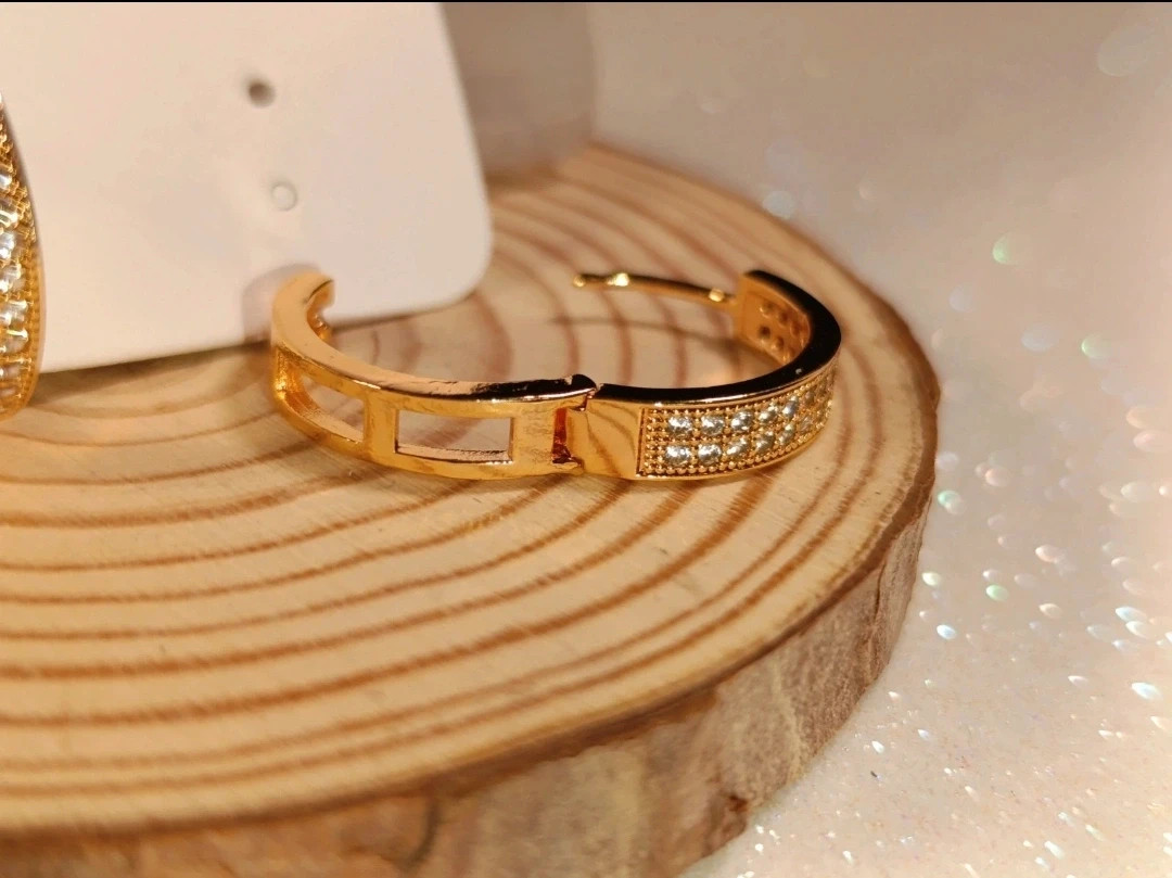 Pendientes oro laminado y circonitas. Jewelry – jewelry 5