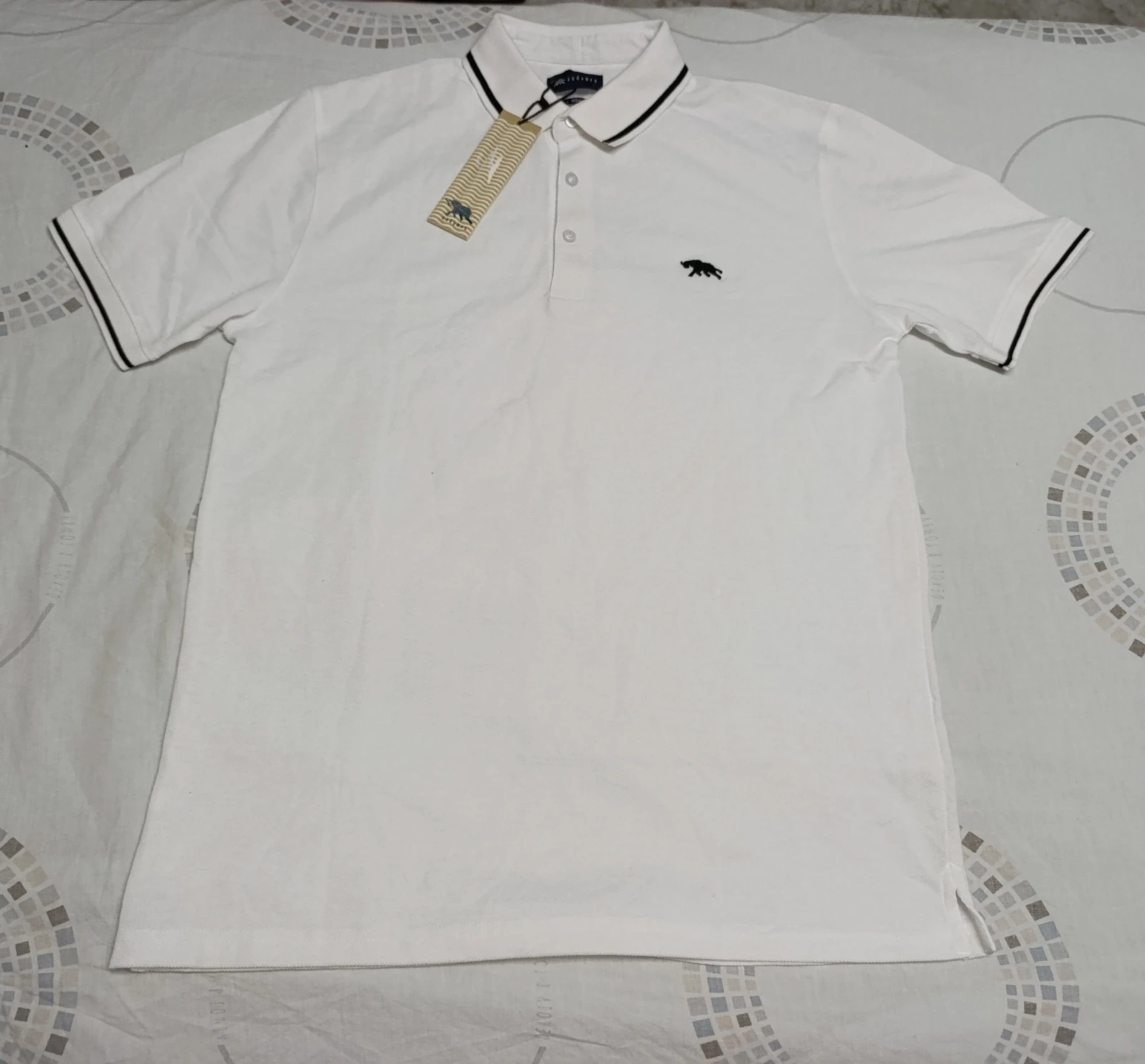 Polo regular Andamen talla L color blanco – andamen – taille L 2