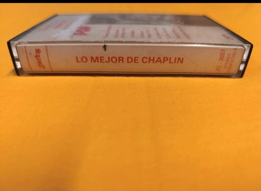 Cassette Lo Mejor de Chaplin. Version Pop 5