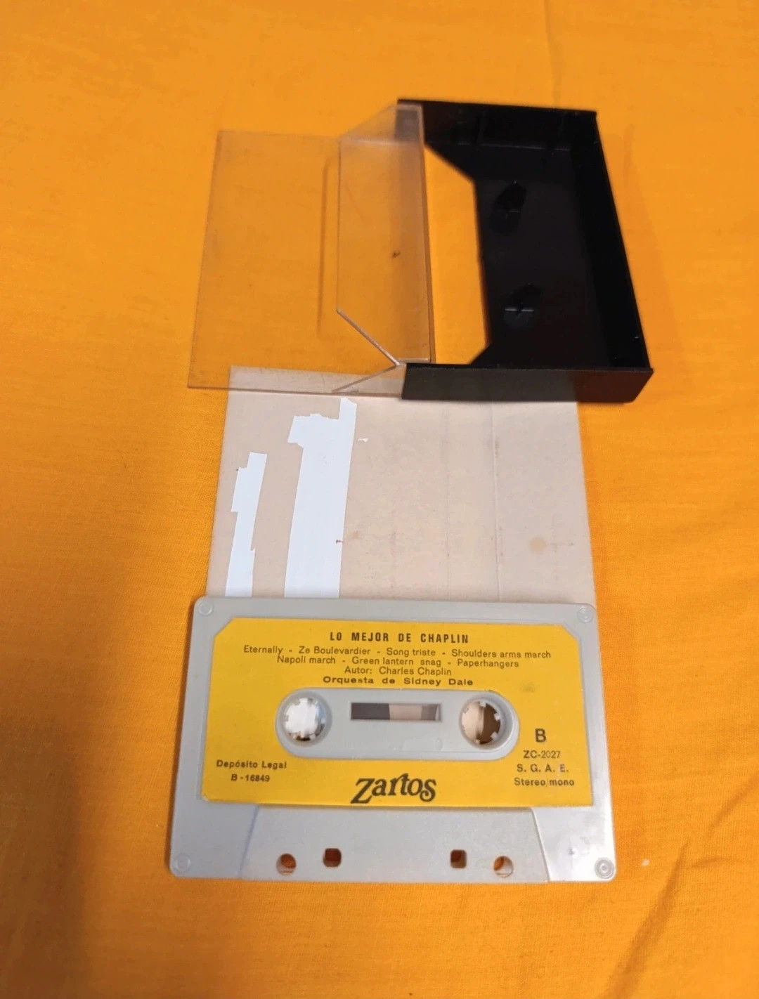 Cassette Lo Mejor de Chaplin. Version Pop 3