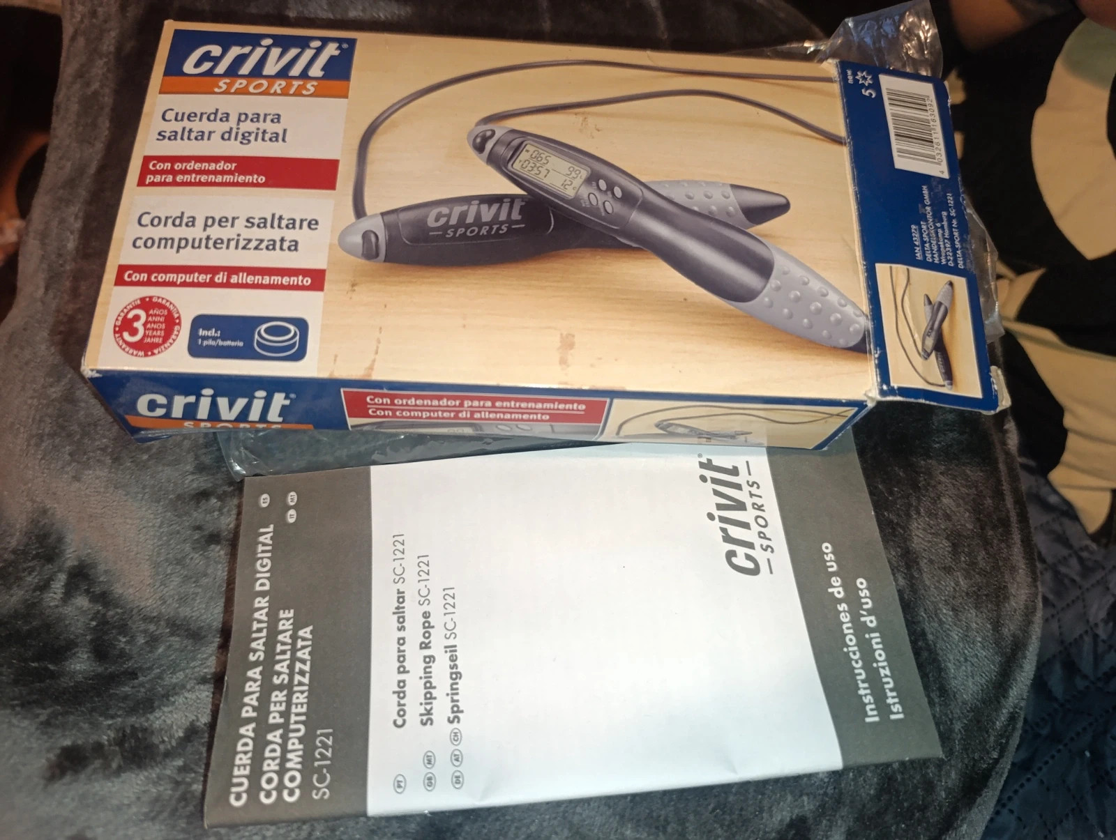 Cuerda para Saltar Digital con Contador CRIVIT – Crivit 3