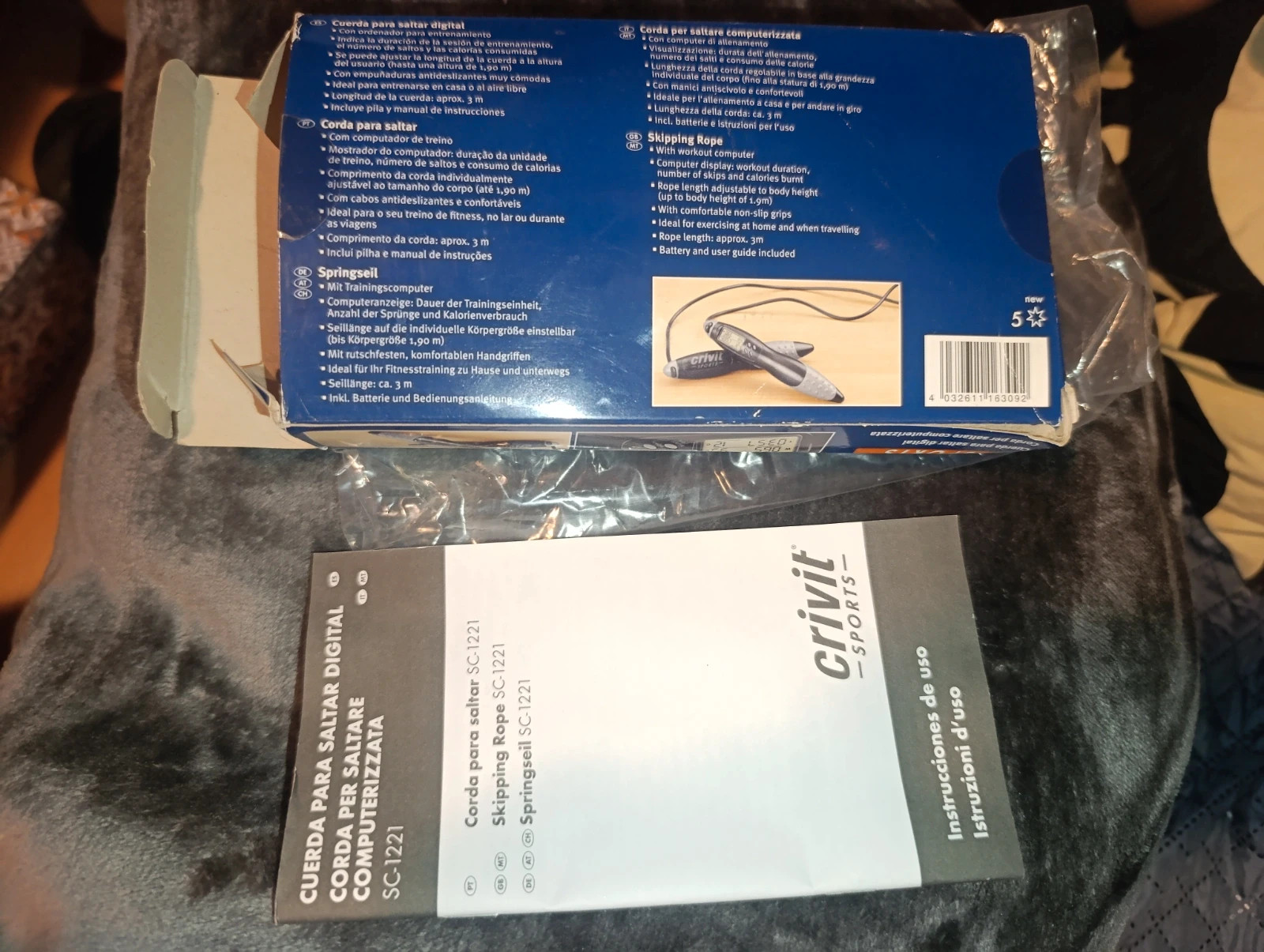 Cuerda para Saltar Digital con Contador CRIVIT – Crivit 4