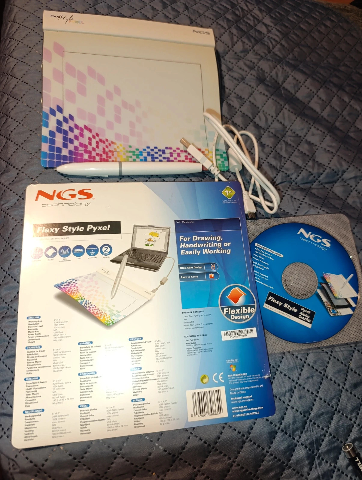 Tableta Gráfica NGS FlexiStyle Pixel – NGS 5