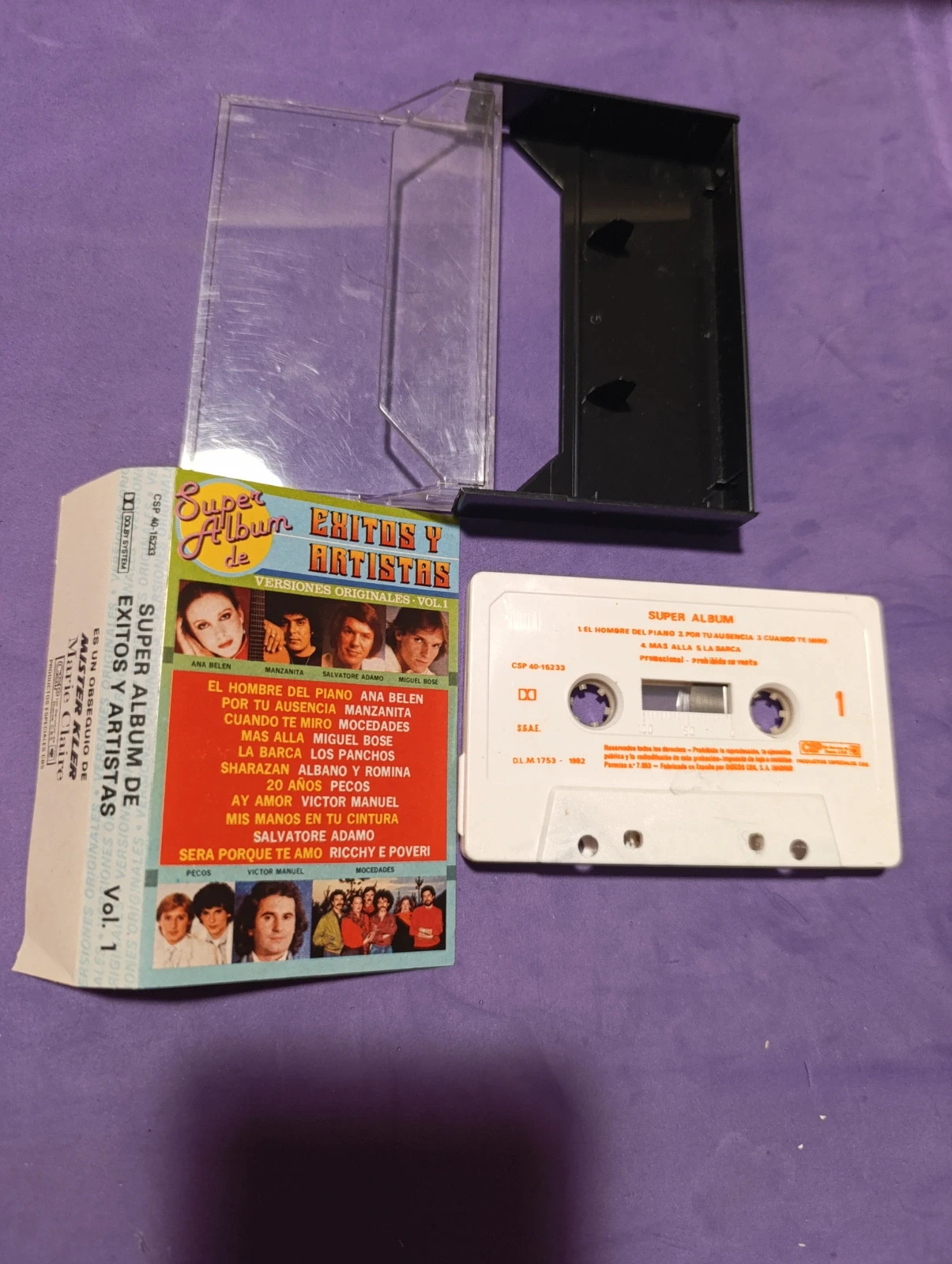 Cassette Recopilatorio "Super Álbum de Éxitos y Artistas" – Recopilatorio Grandes Éxitos 3