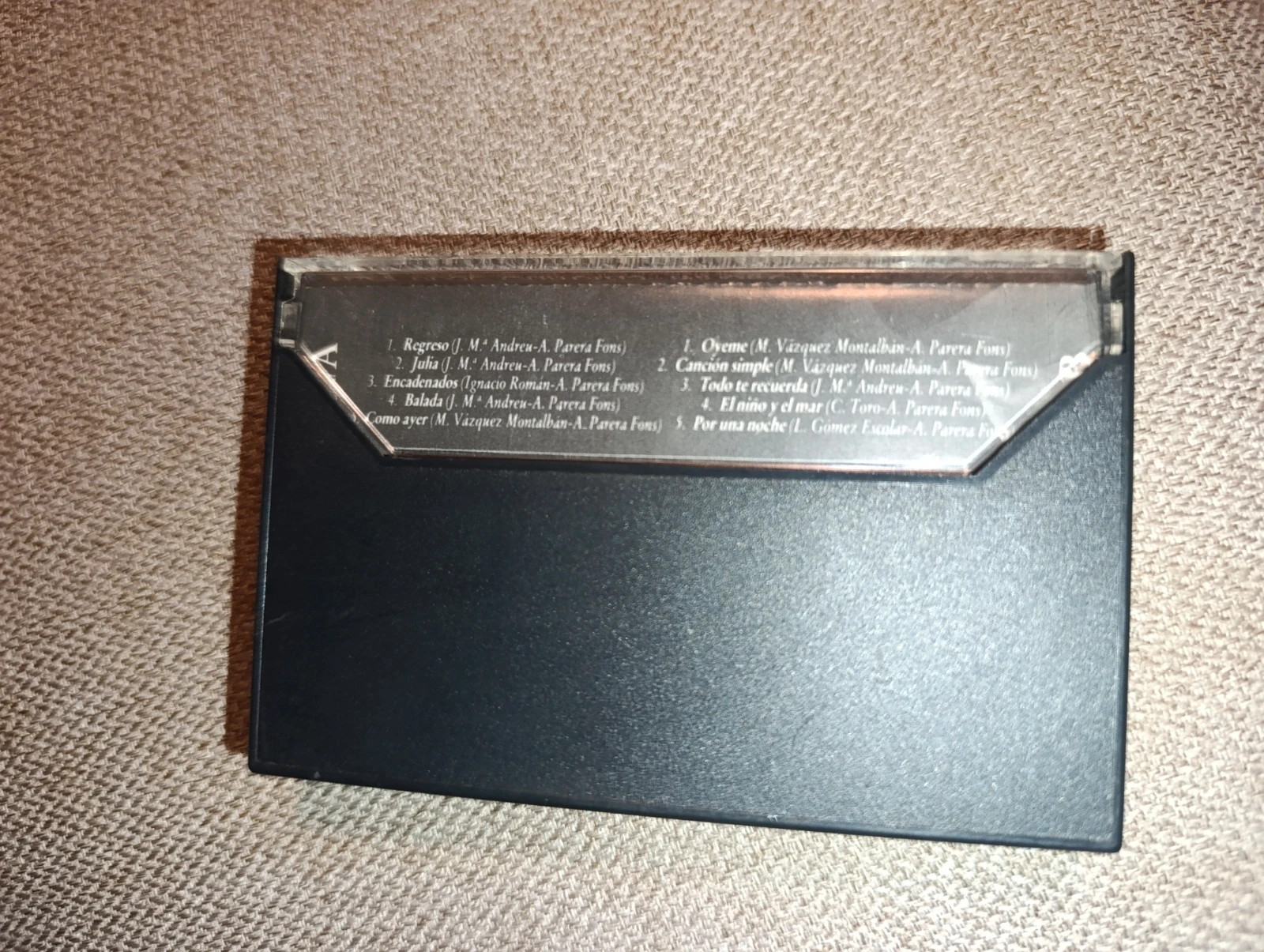 Cassette José Carreras "Mi otro perfil", 1984 – Jose Carreras 4