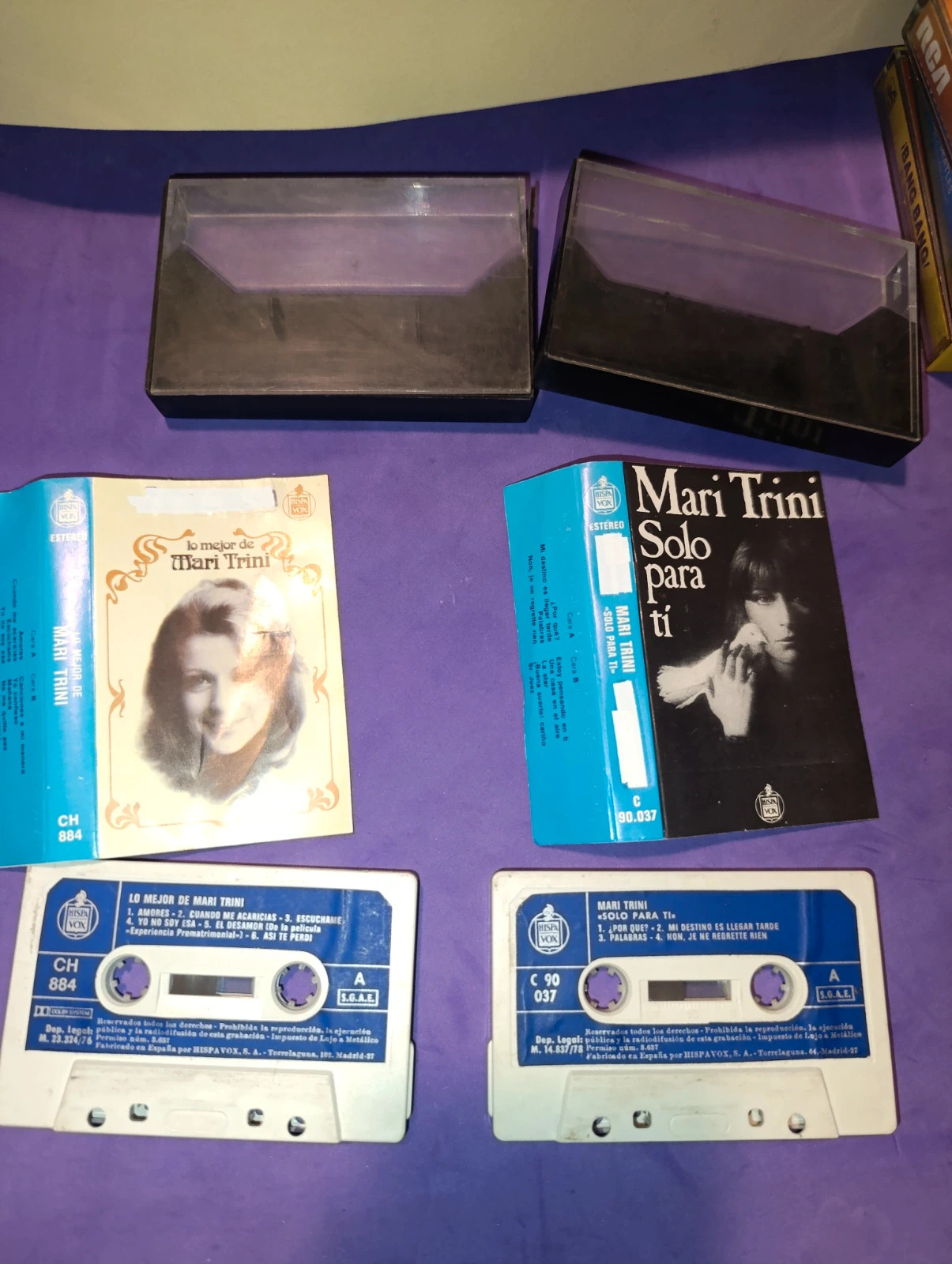 Lote Retro 2 Cassettes Mari Trini, 1976/1978 – Mari Trini 3