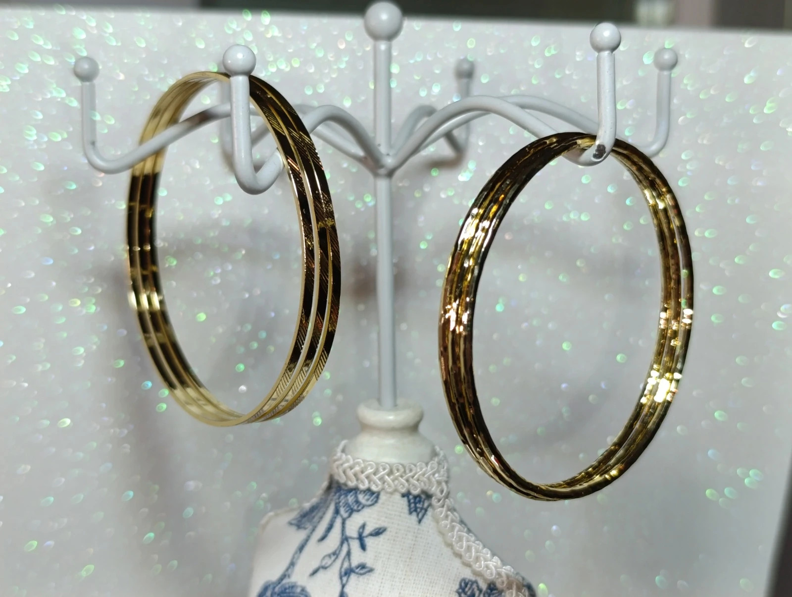Lote de 6 pulseras acero dorado – pulseras 3