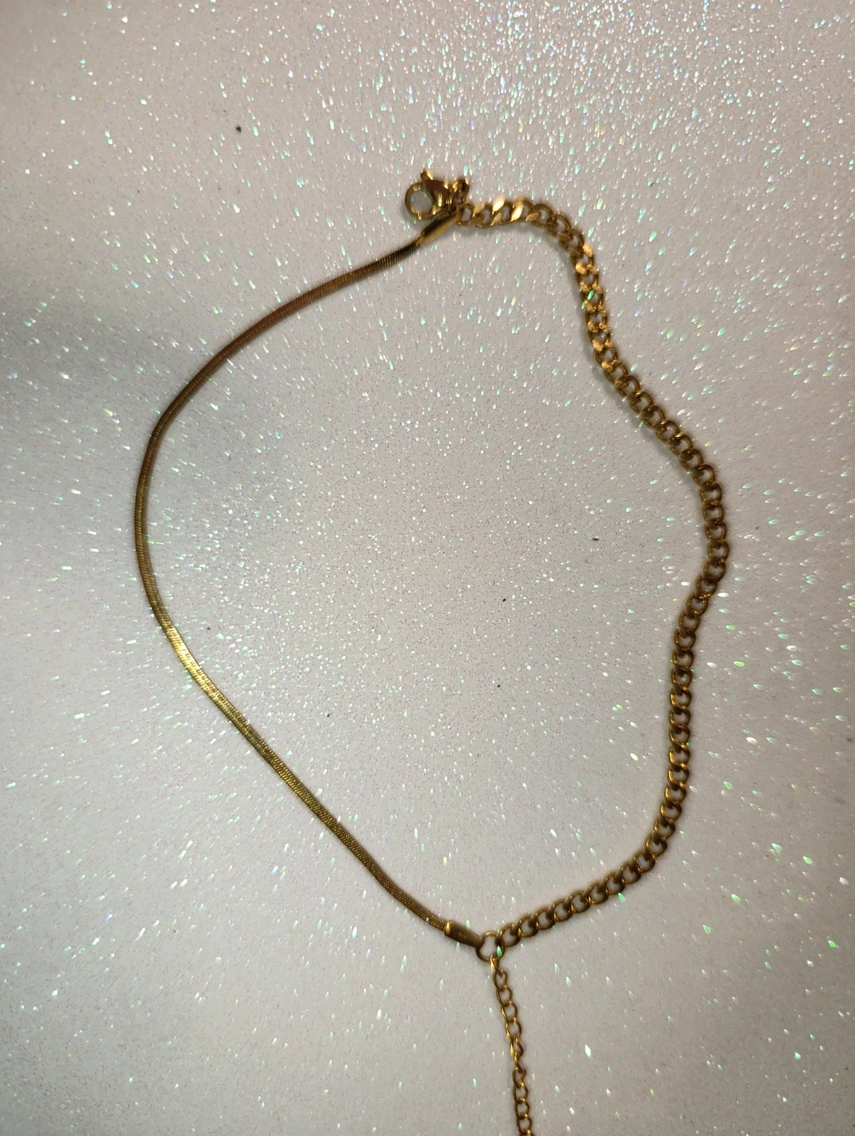Pulsera doble de acero dorado – pulseras 4