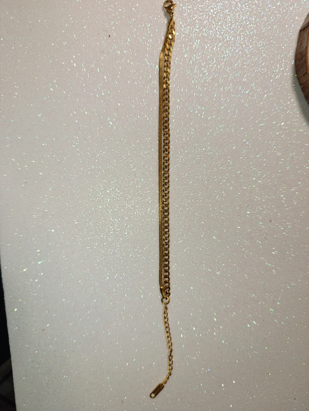 Pulsera doble de acero dorado – pulseras 5