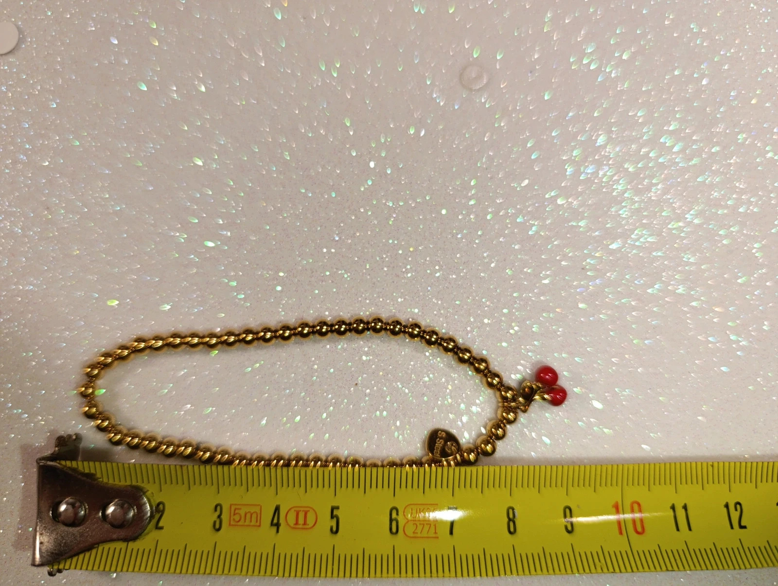 Conjunto acero dorado collar y pulsera Cerezas (2pcs) – No brand – taille Taille unique 4