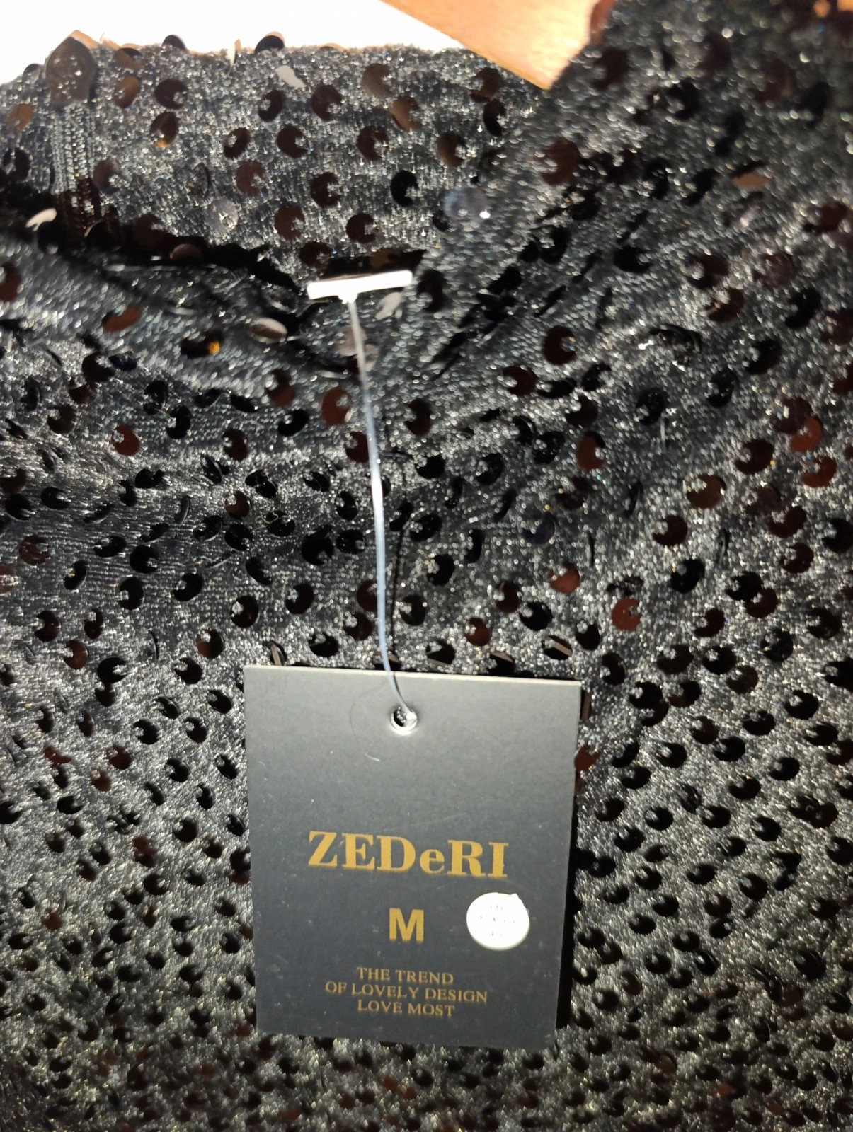 Vestido midi Zederi con lentejuelas talla M – zederi – taille M 3