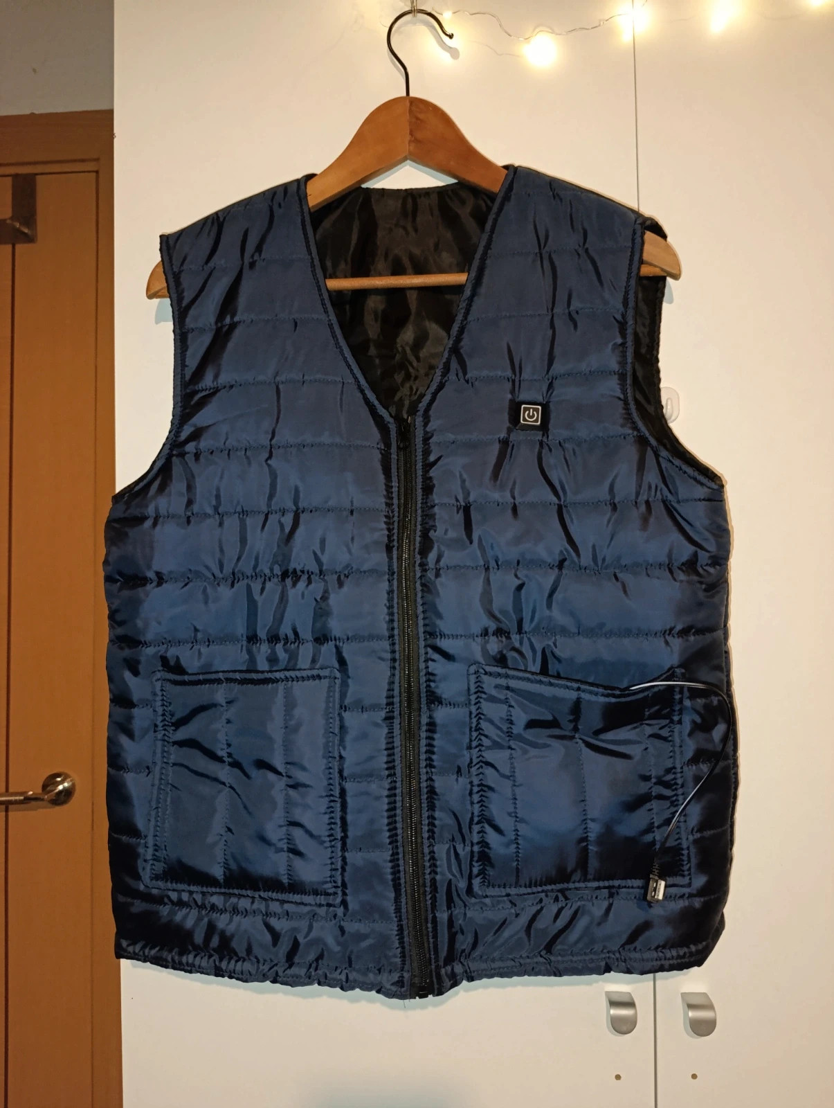 Chaleco calefactable acolchado sin mangas talla 175/90/M.Azul marino – Classic Man's Fashion Collection – taille M 2