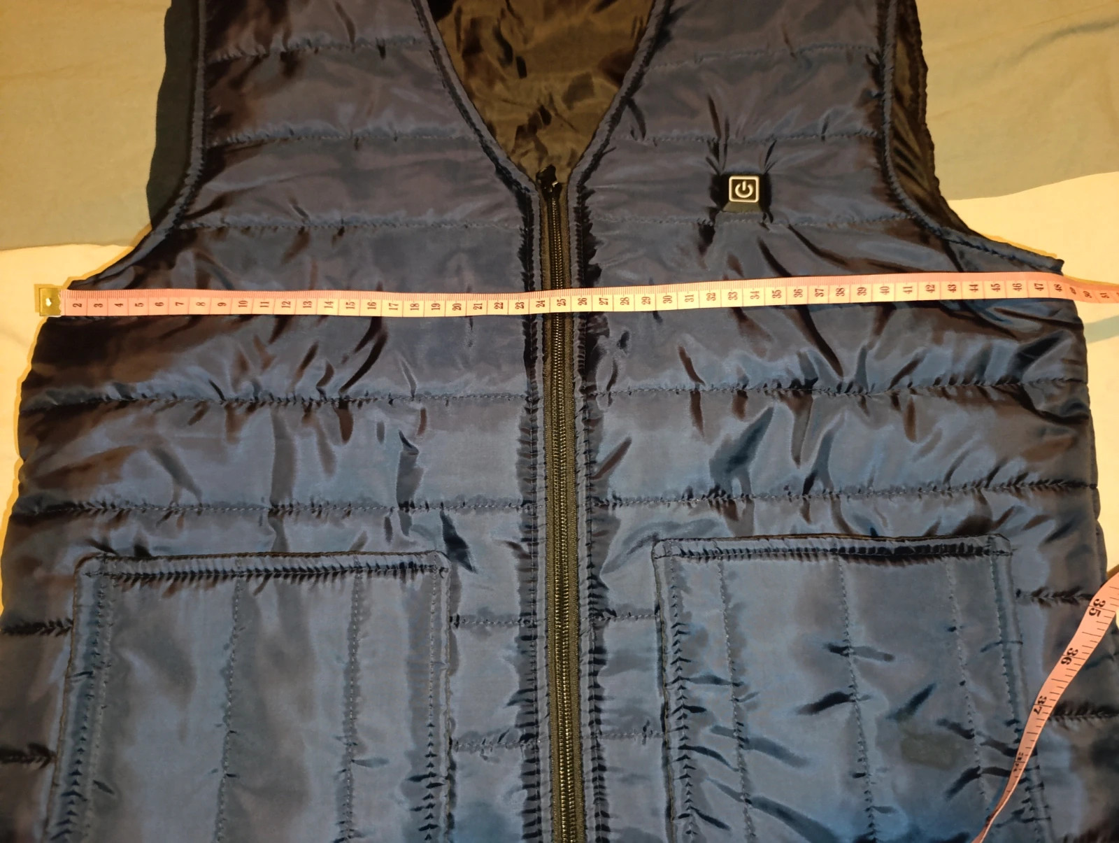 Chaleco calefactable acolchado sin mangas talla 175/90/M.Azul marino – Classic Man's Fashion Collection – taille M 5