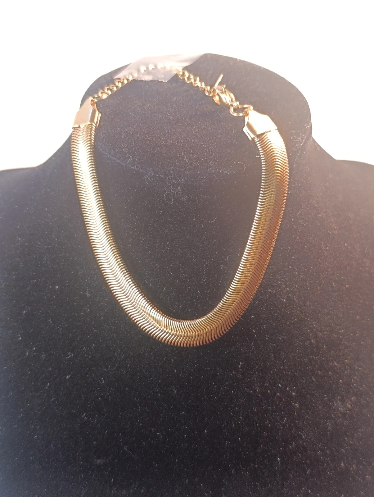 Pulsera acero dorado diseño espigas anchas 12 cms