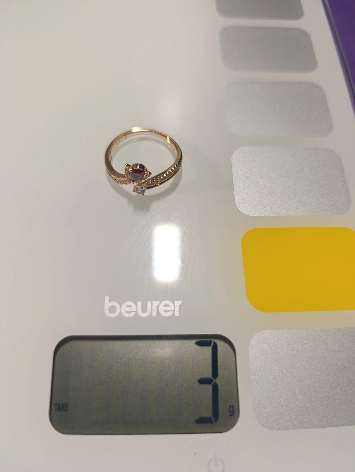 Anillo oro laminado con circonitas serpiente Talla 9 Xuping – Xuping – taille 46 5