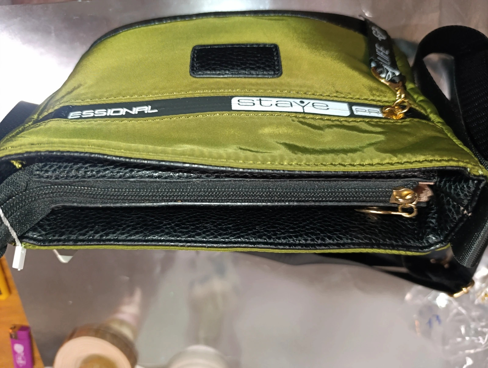 Bolso de hombro verde y negro Life Style Dovama Jagas – Dovama Jagas – taille Taille unique 3