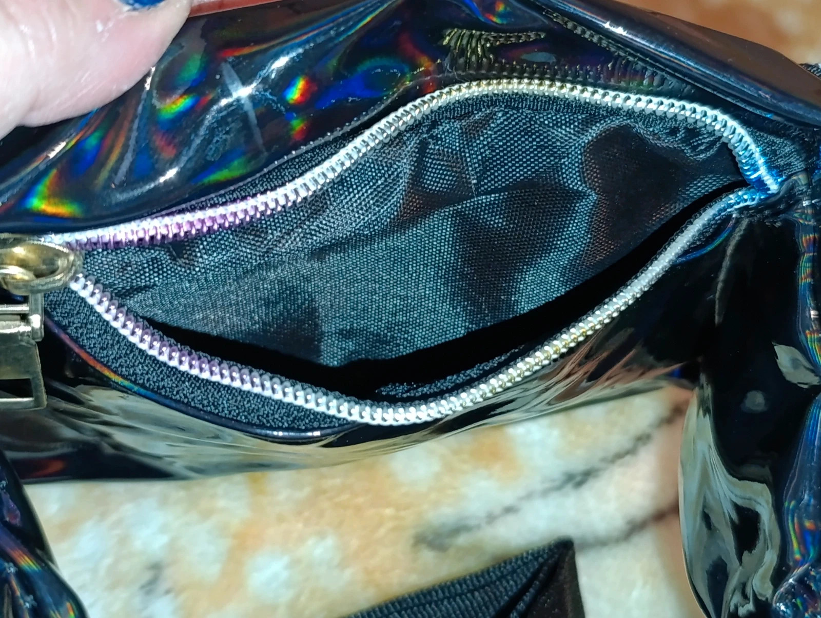 Riñonera charol negro – No brand – taille Taille unique 3
