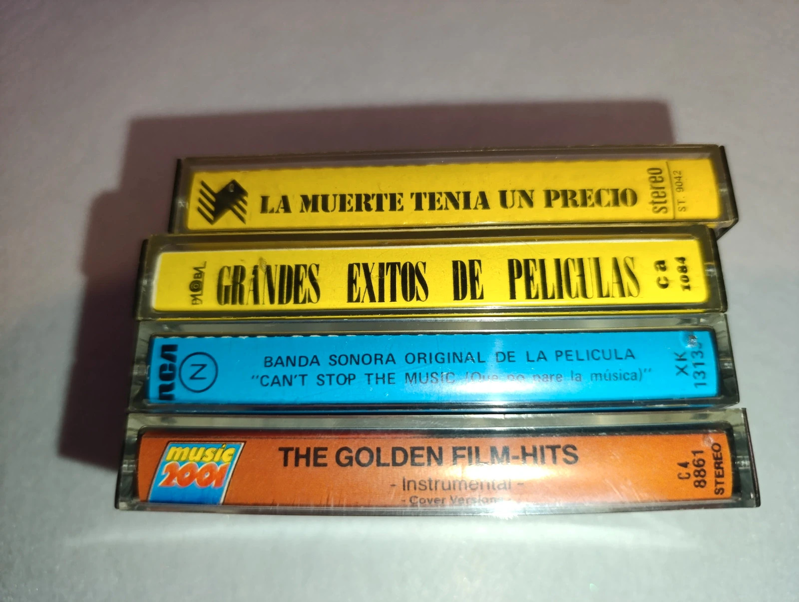 Lote 4 cassettes B.S.O. Películas 5