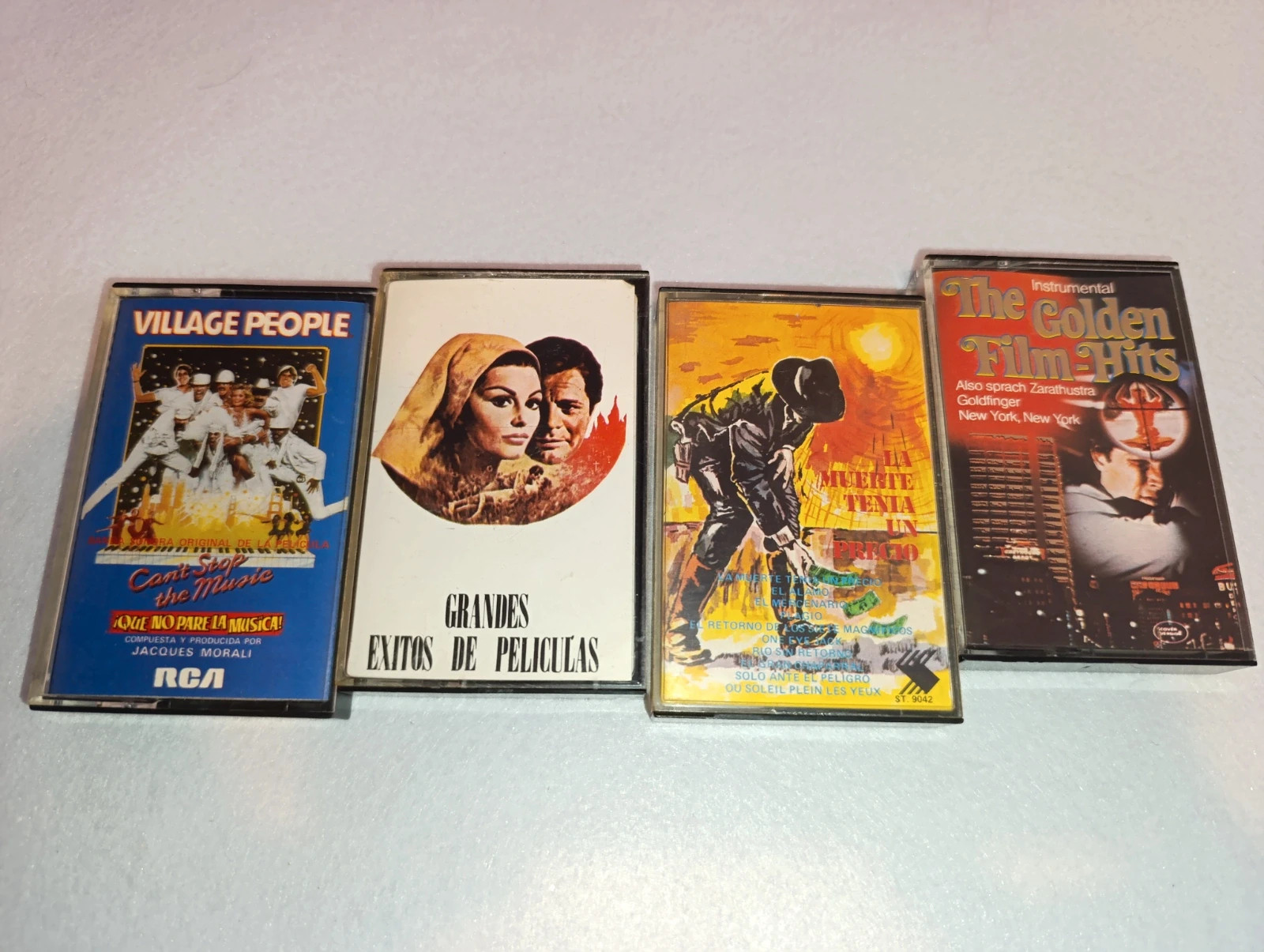 Lote 4 cassettes B.S.O. Películas 2