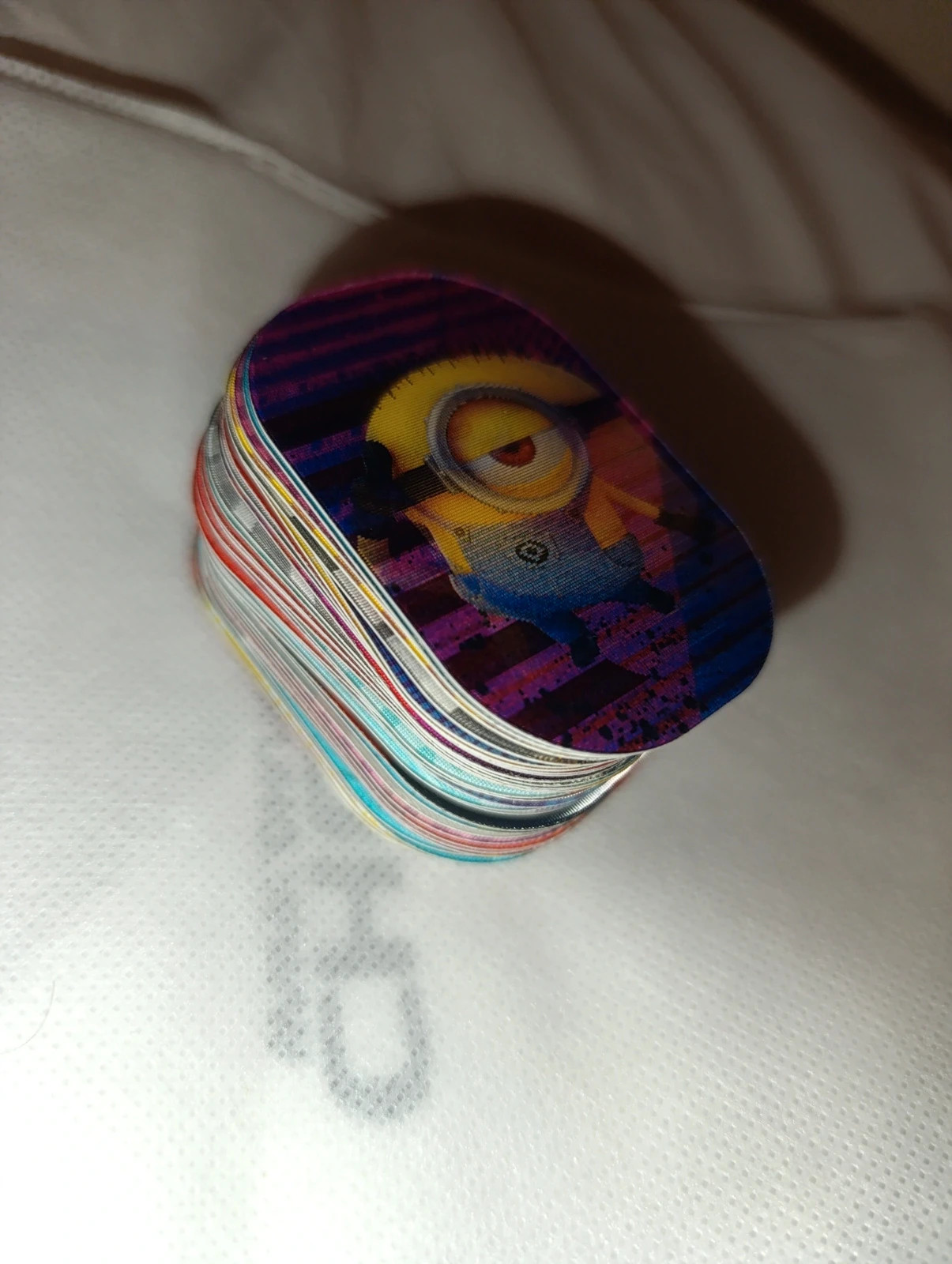Set de 36 fichas holográficas de Minions, Mi Villano Favorito – Minions 3