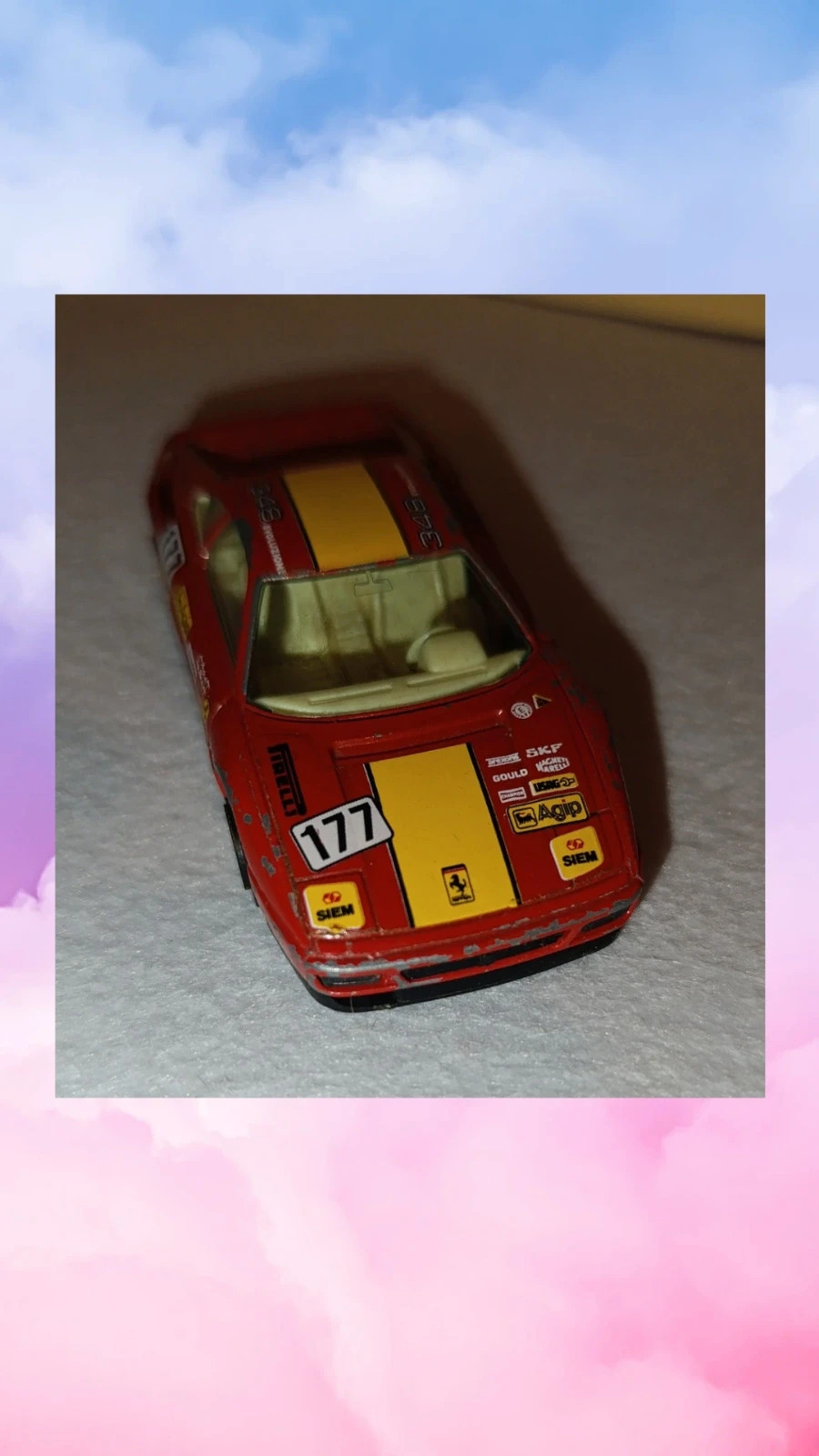 Coche Ferrari carreras – Bburago – taille Taille unique