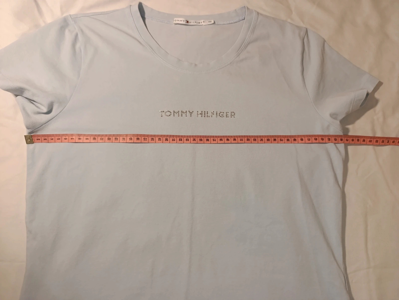 Camiseta Tommy Hilfiger juvenil 2XL azul clarita – Tommy Hilfiger – taille 15 años 4