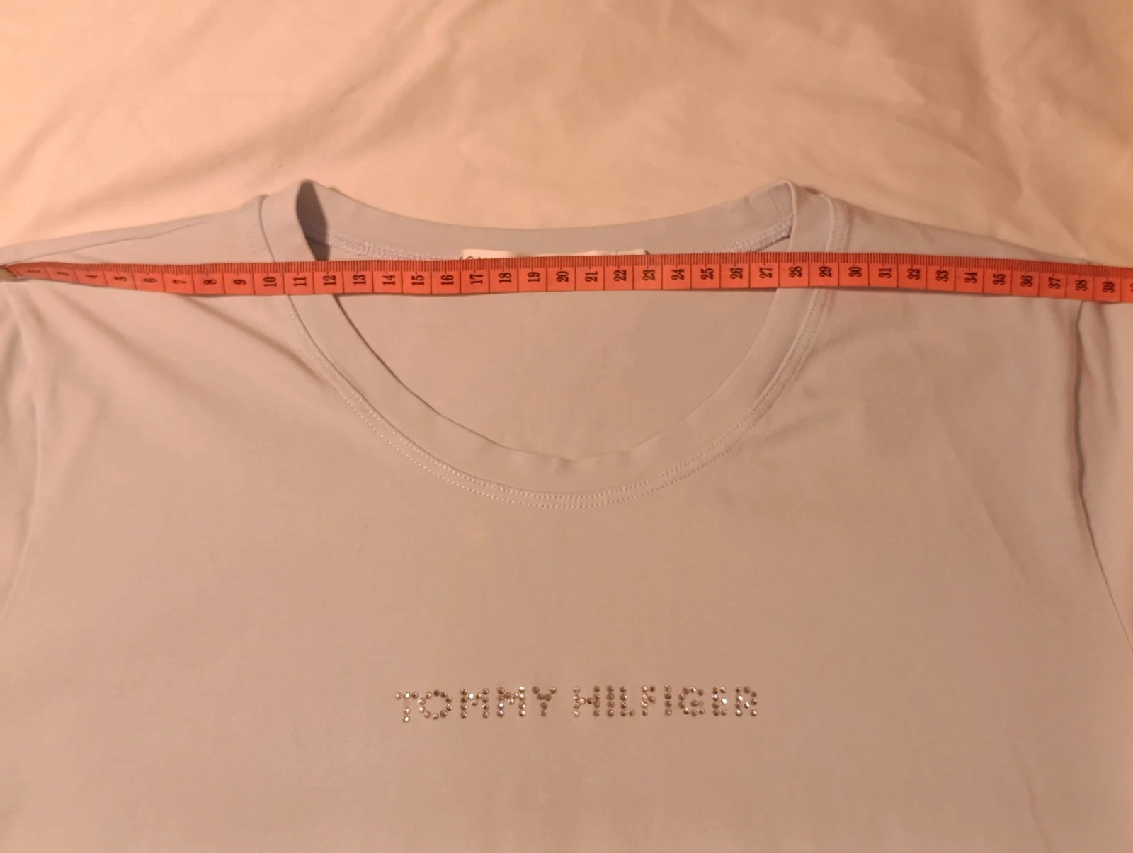 Camiseta Tommy Hilfiger juvenil 2XL azul clarita – Tommy Hilfiger – taille 15 años 3