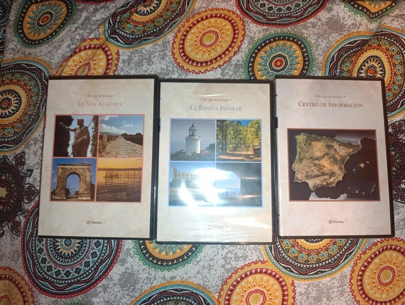 Coleccion DVDs serie Rutas de España. Planeta 4