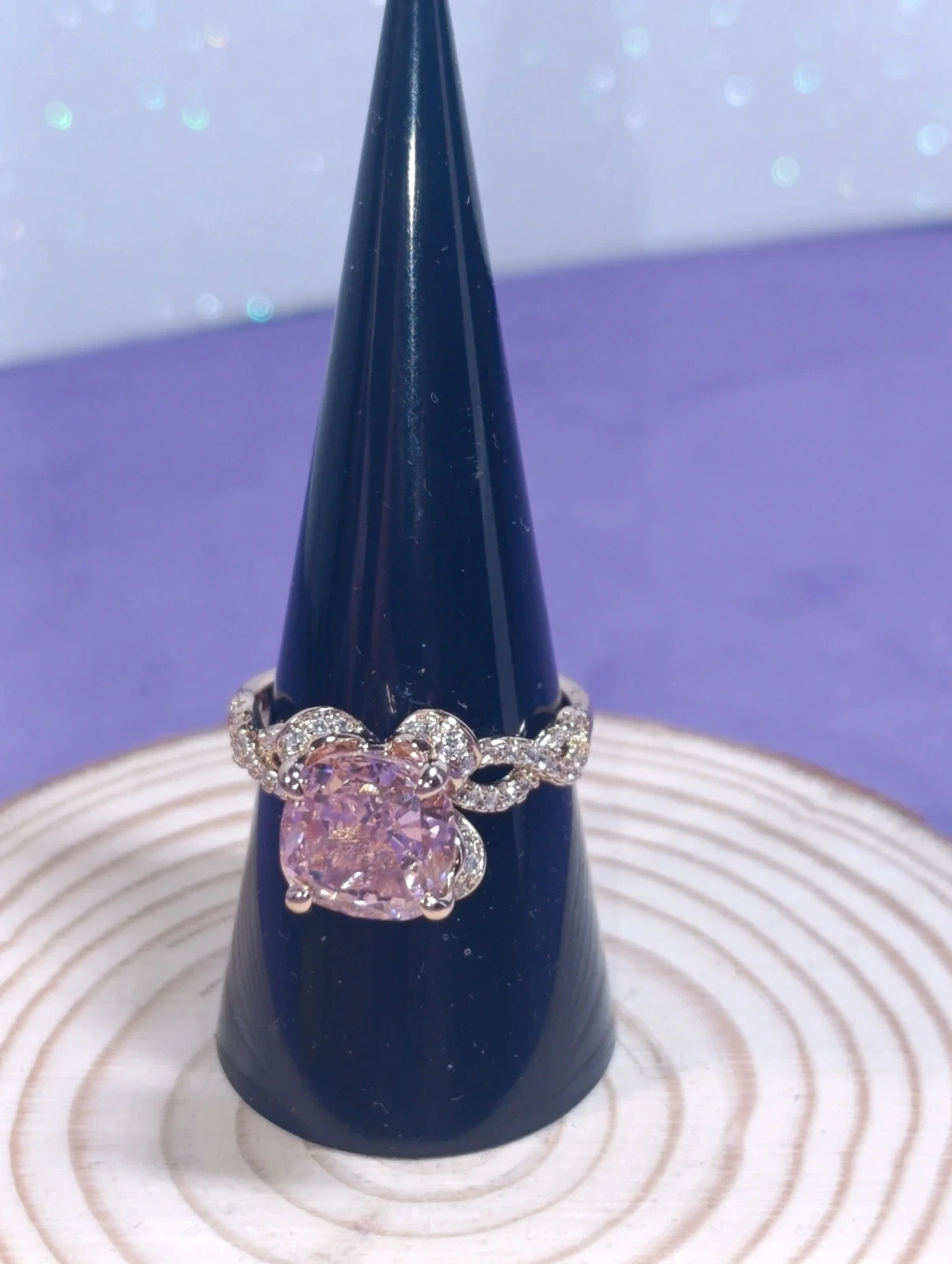 Anillo oro laminado 14k circonitas