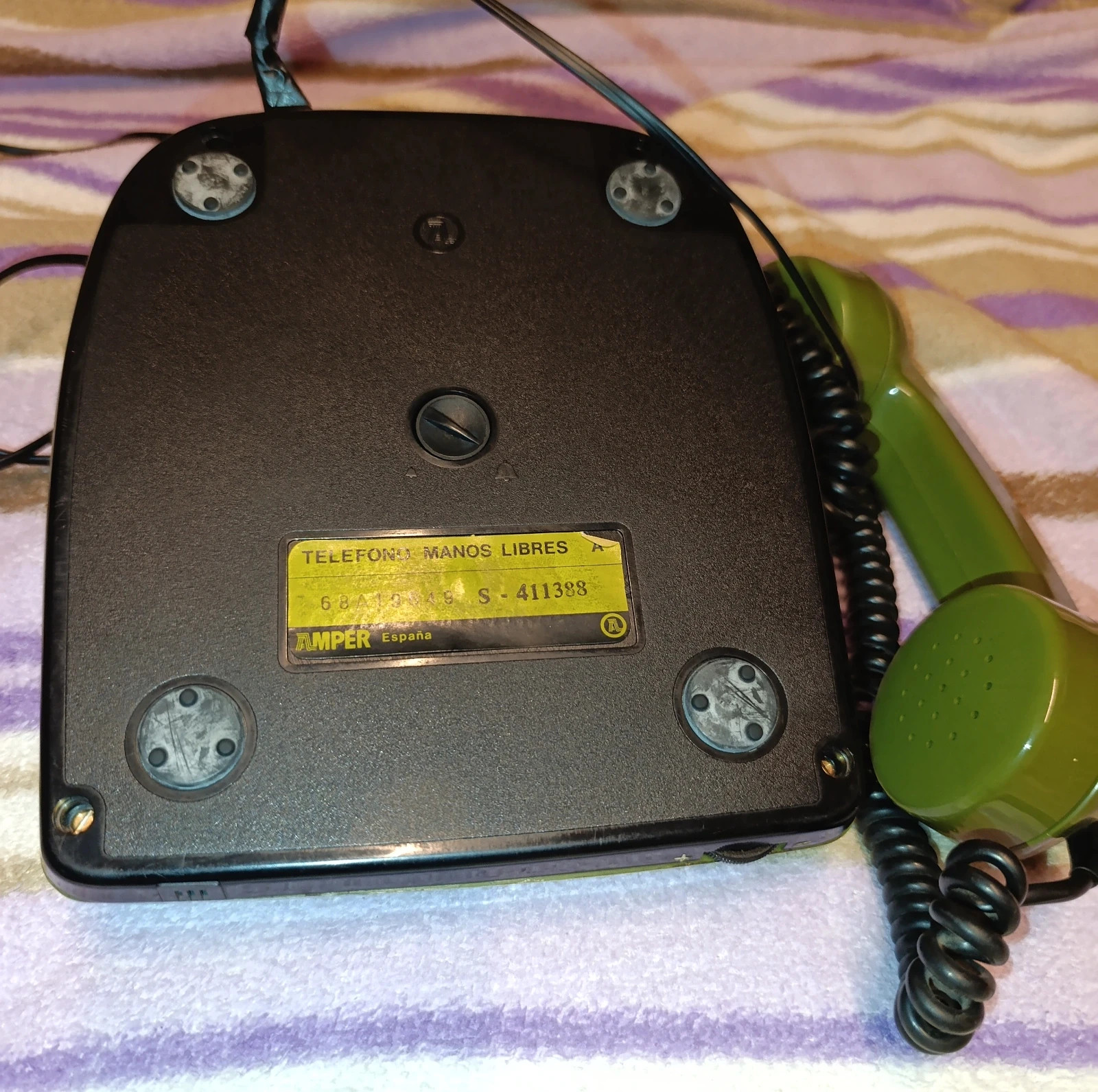 Teléfono Manos Libres Amper Vintage Verde – Amper 5