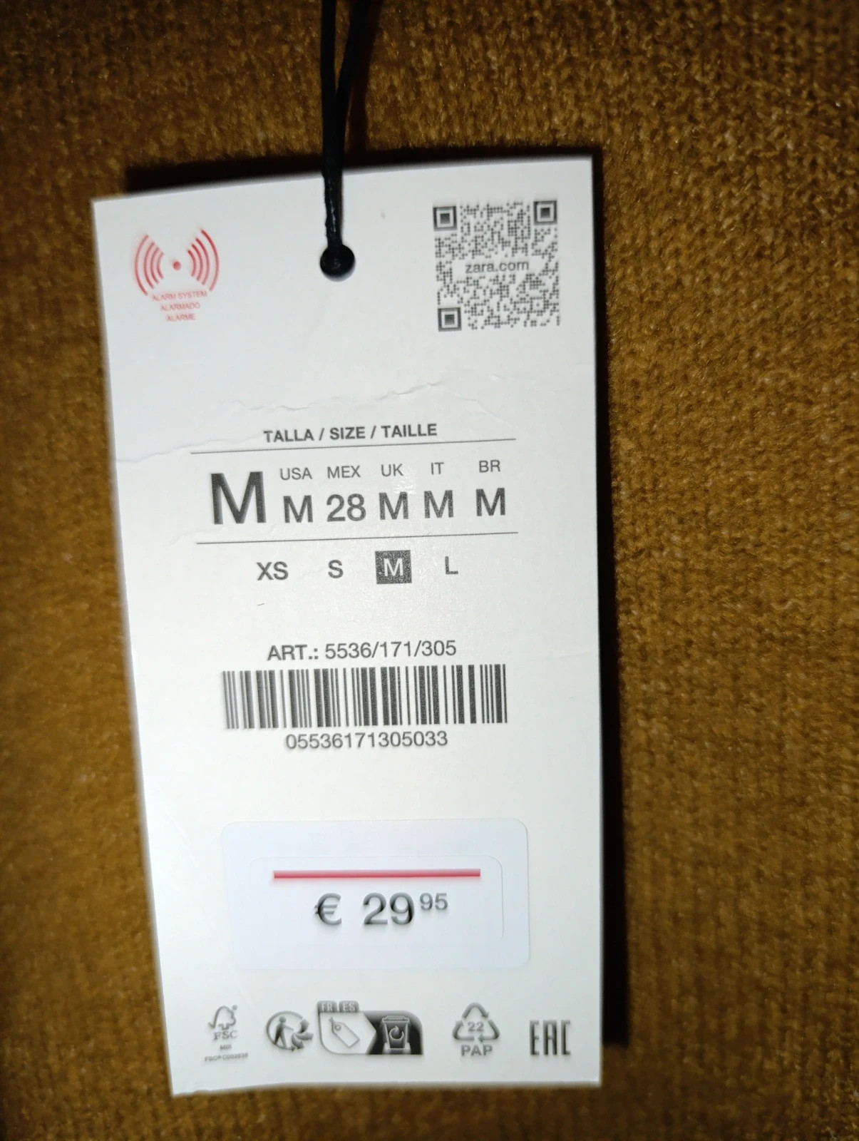 Zara. Suéter marrón de punto. Talla M – Zara – taille M / 38 / 10 4