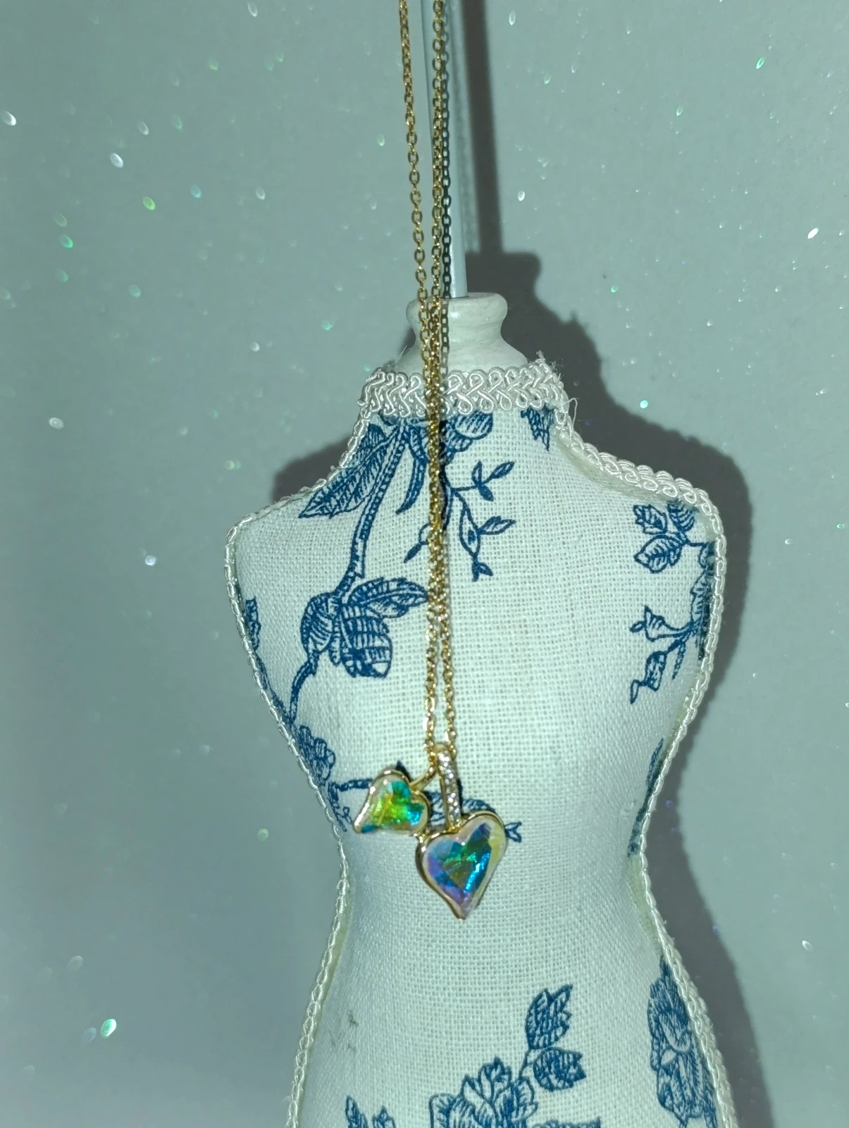 Collar acero dorado Dos Corazones – COLLAR – taille Taille unique 4