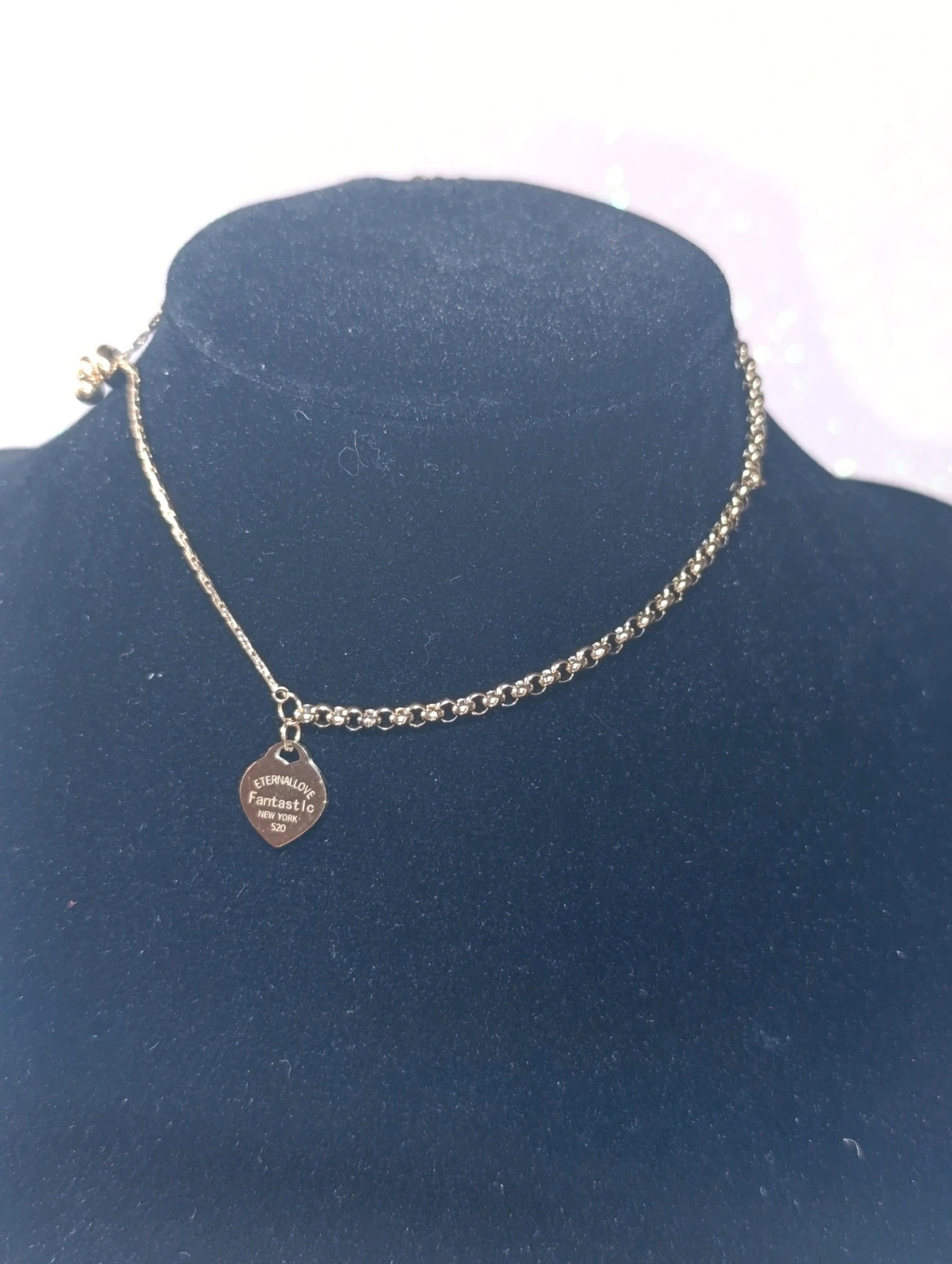 Pulsera acero dorado Corazón