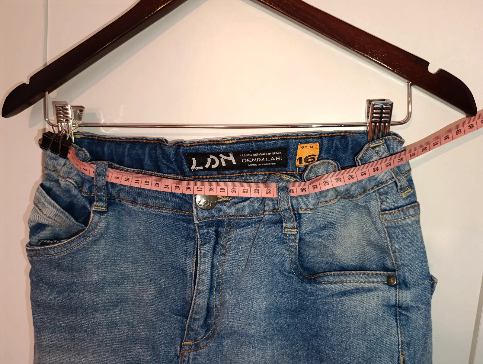 Jeans LBN Denim Lab efecto desgastado talla M – LAB – taille M / 38 / 10 5