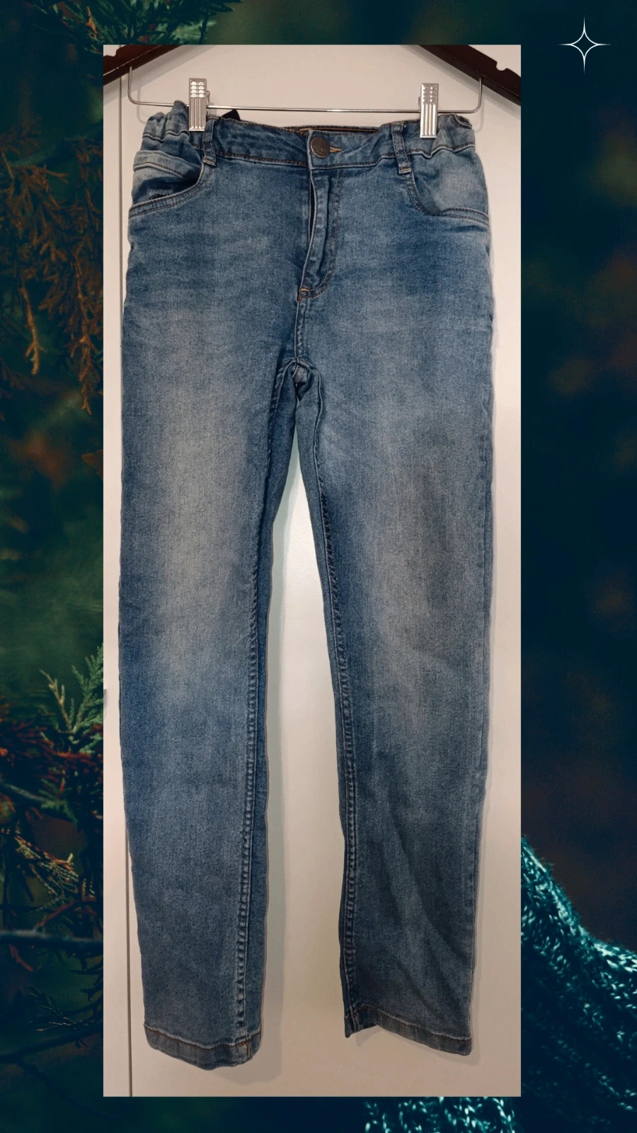 Jeans LBN Denim Lab efecto desgastado talla M